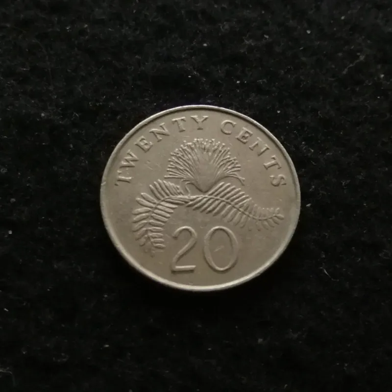 20 سنت سنگاپور 1987 کد 7720