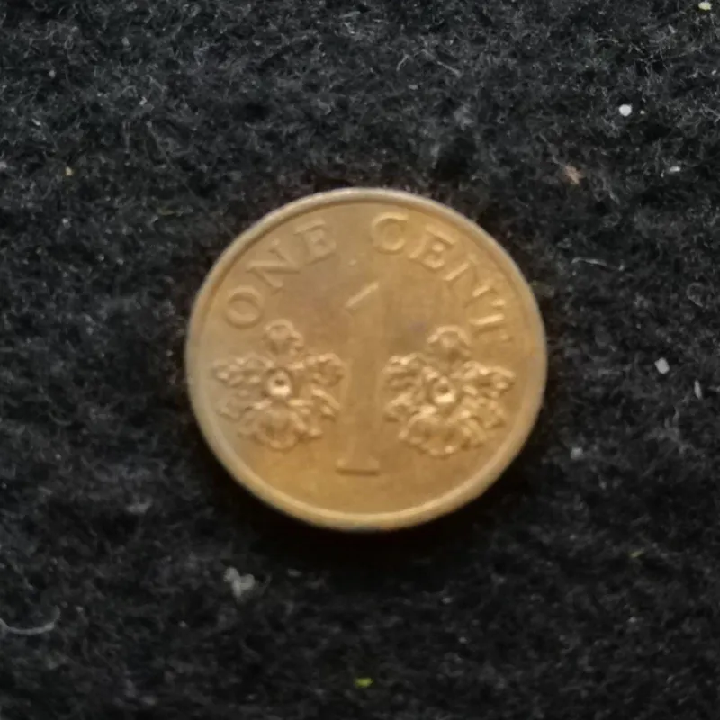 1 سنت سنگاپور 1995  کد 7727
