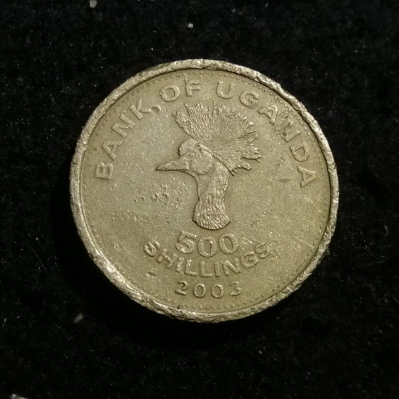 500 شیلینگ اوگاندا 2003 کد 6214