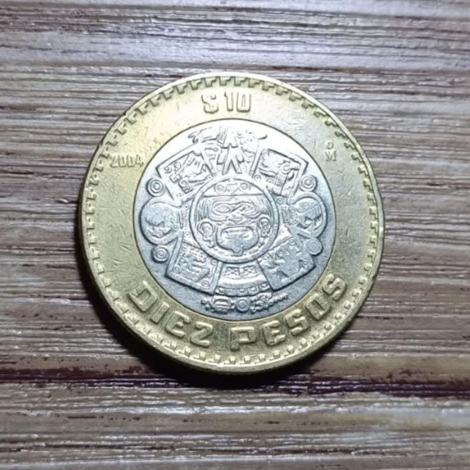 10 پزو مکزیک 2004 کد 6009