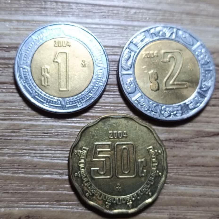پک 3عدد 50 ، 1 ، 2 مکزیک 2004 کد 6010