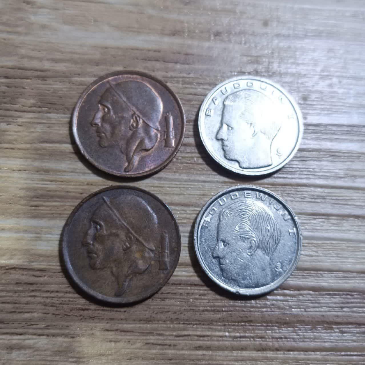50 سنتیم 1 فرانک بلژیک 1991 BELGIE BELGIQUE 7284