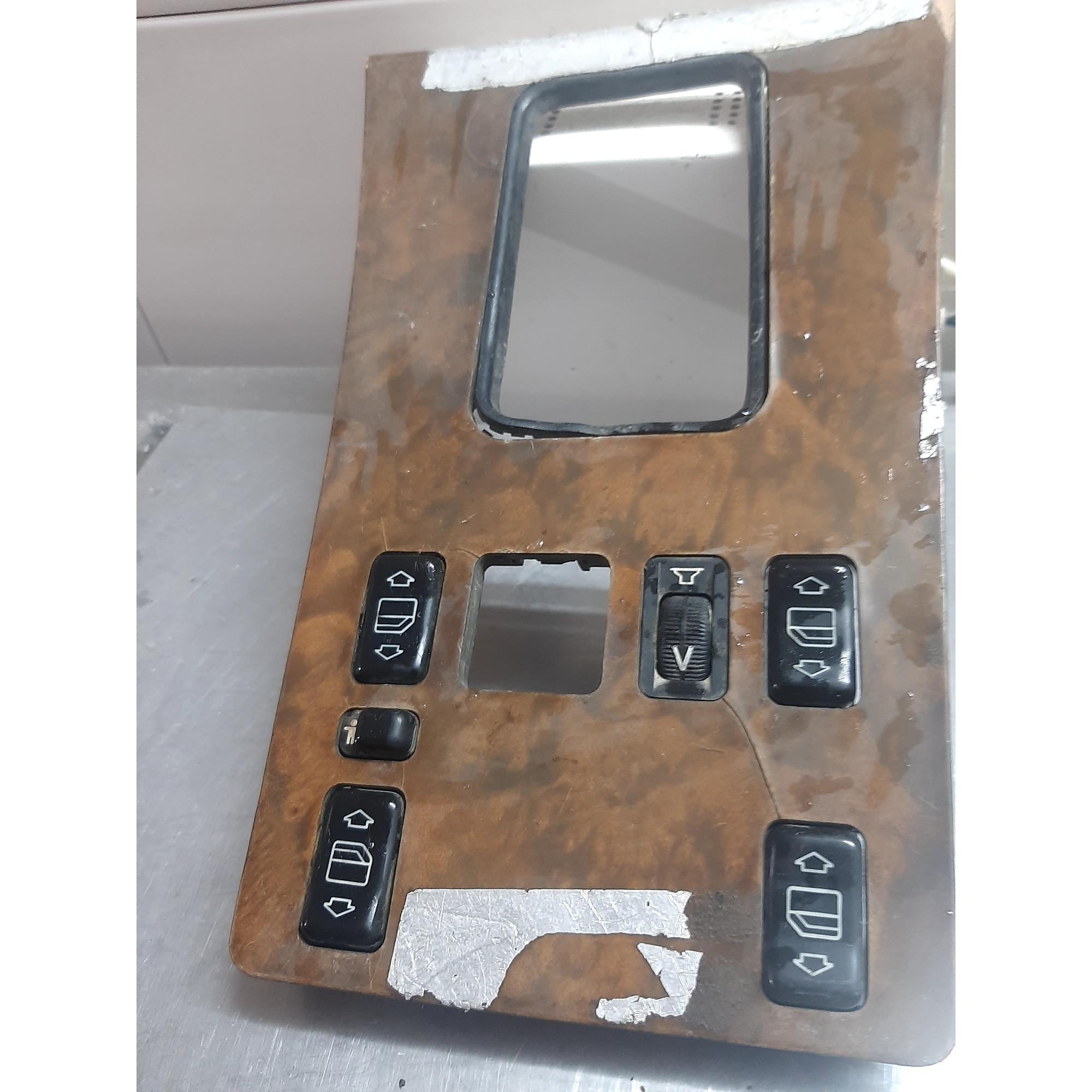 قاب چوب کنسول وسط مرسدس بنز W126 560SEL 300SEL