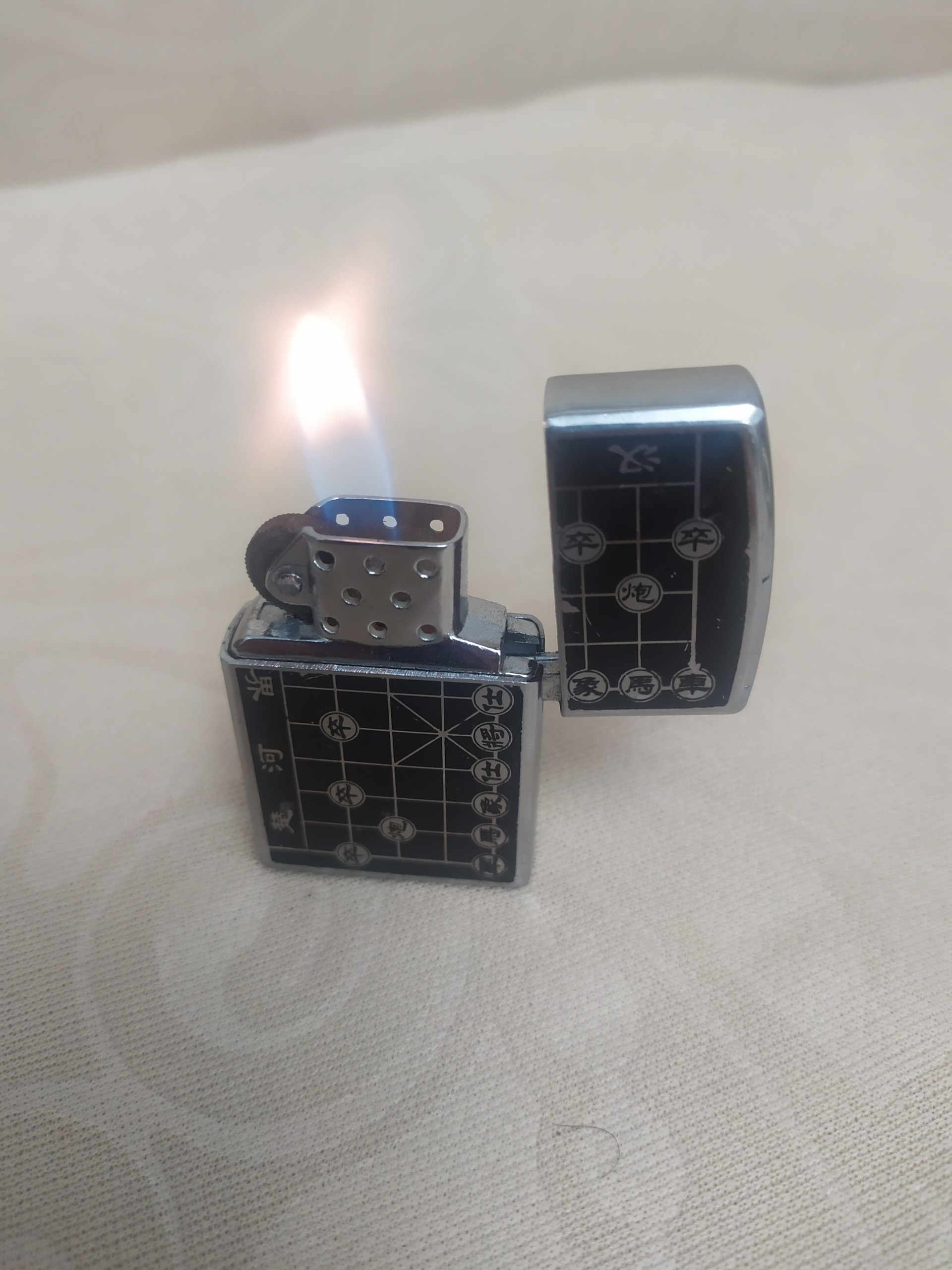 فندک قدیمی استیل