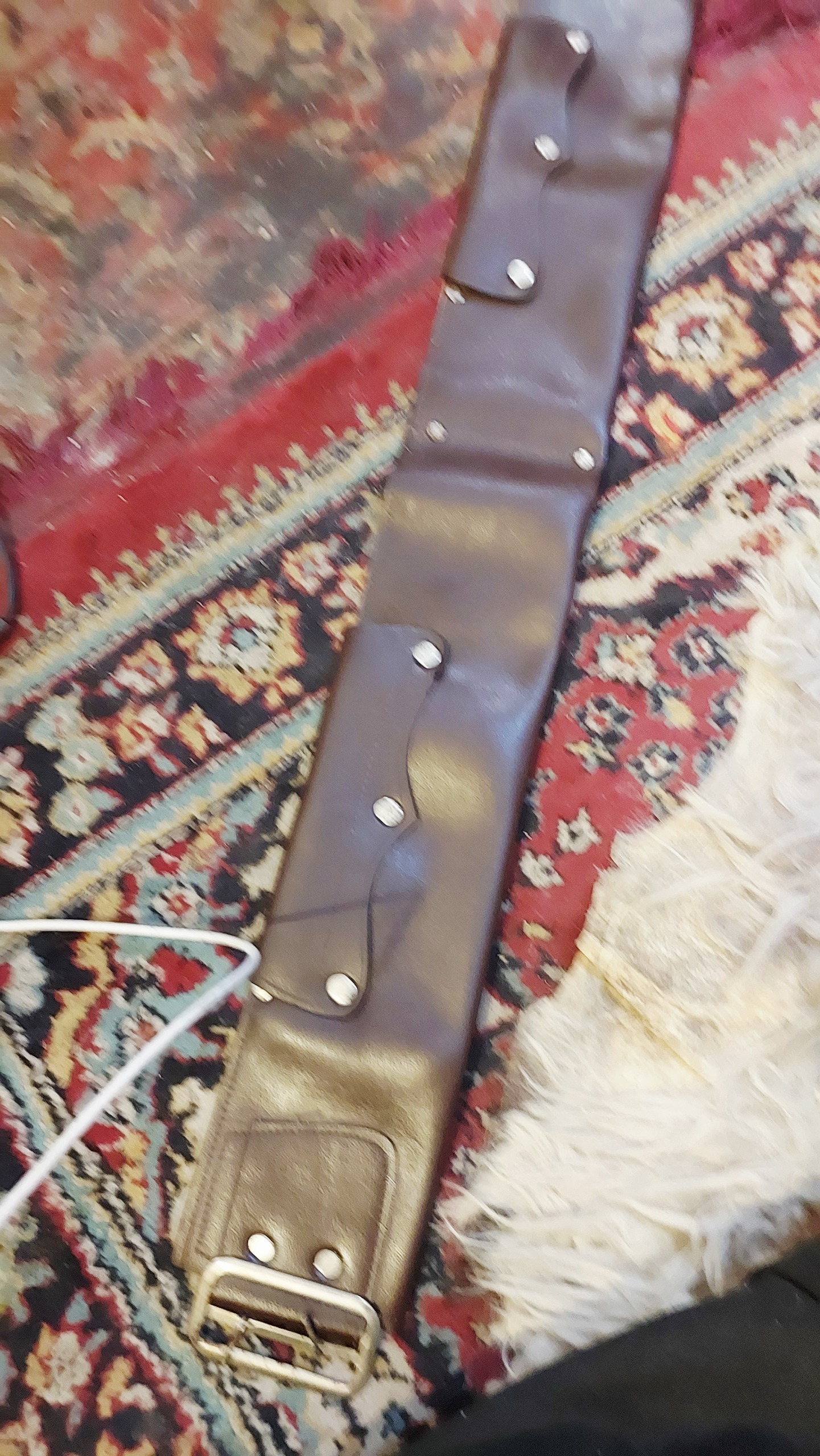 کمربند گلوله چرم مصنوعی