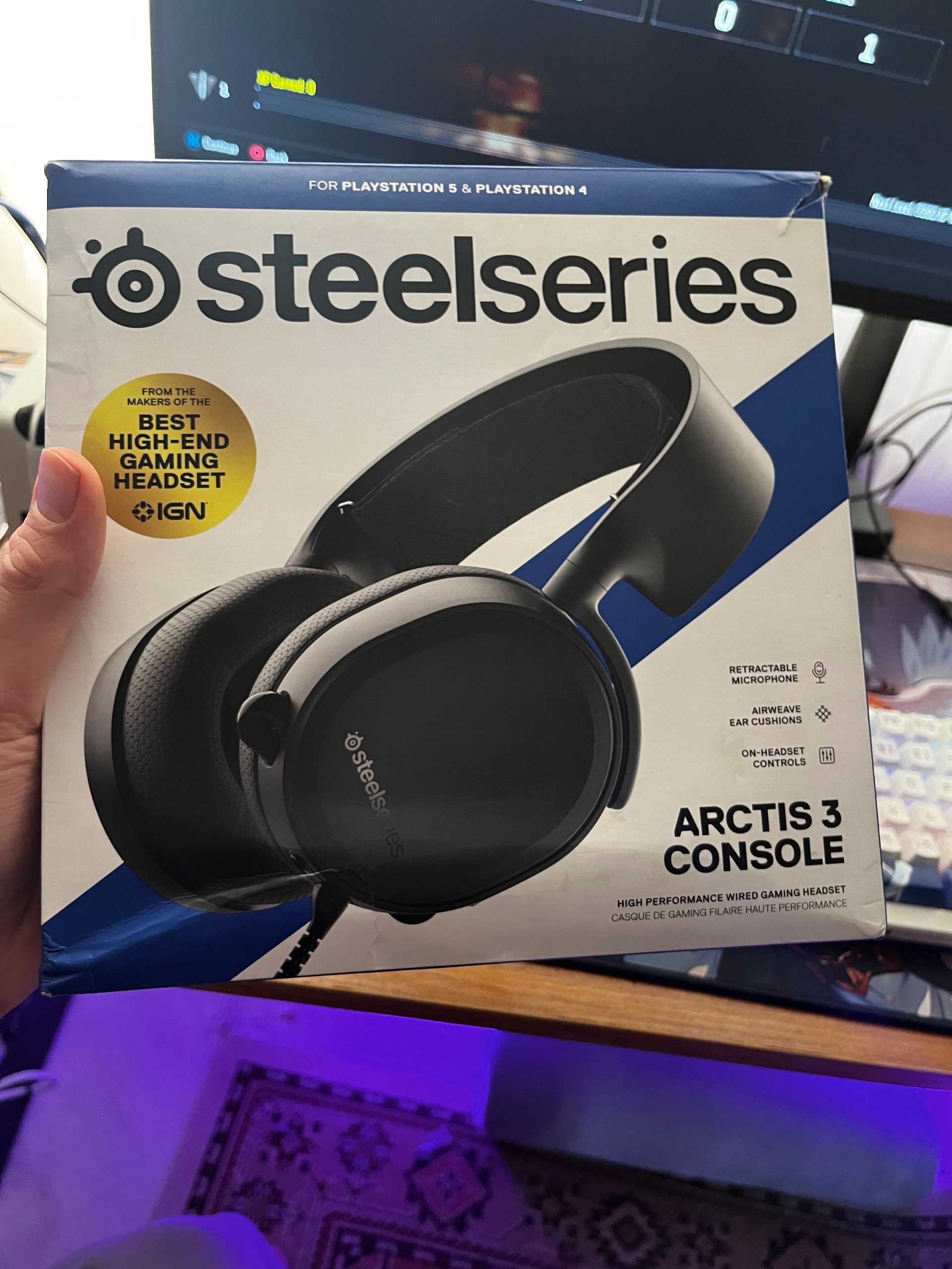 هدست استیل سریز arctis 3 P