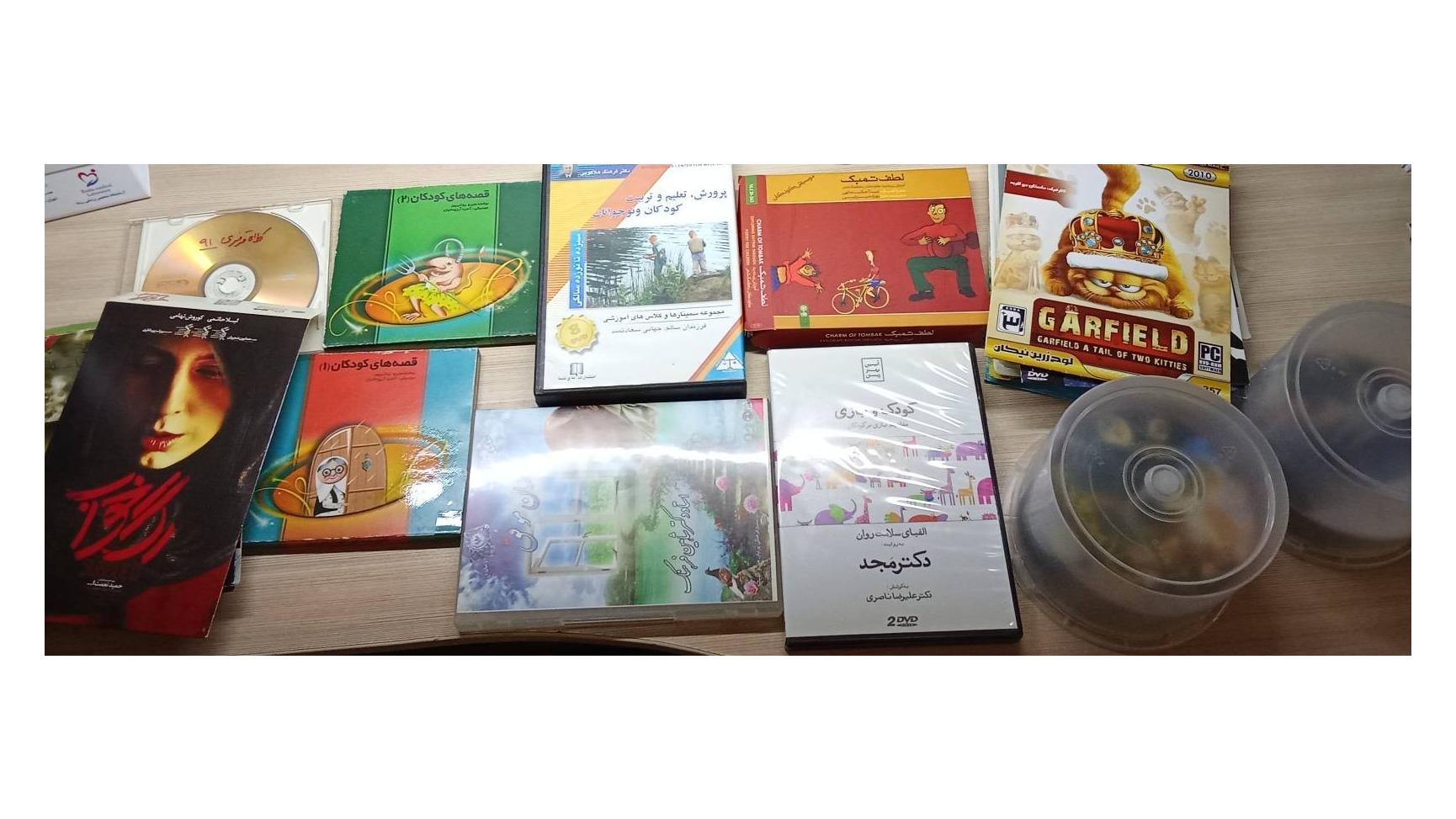 انواع CD های فیلم و کارتون و بازی