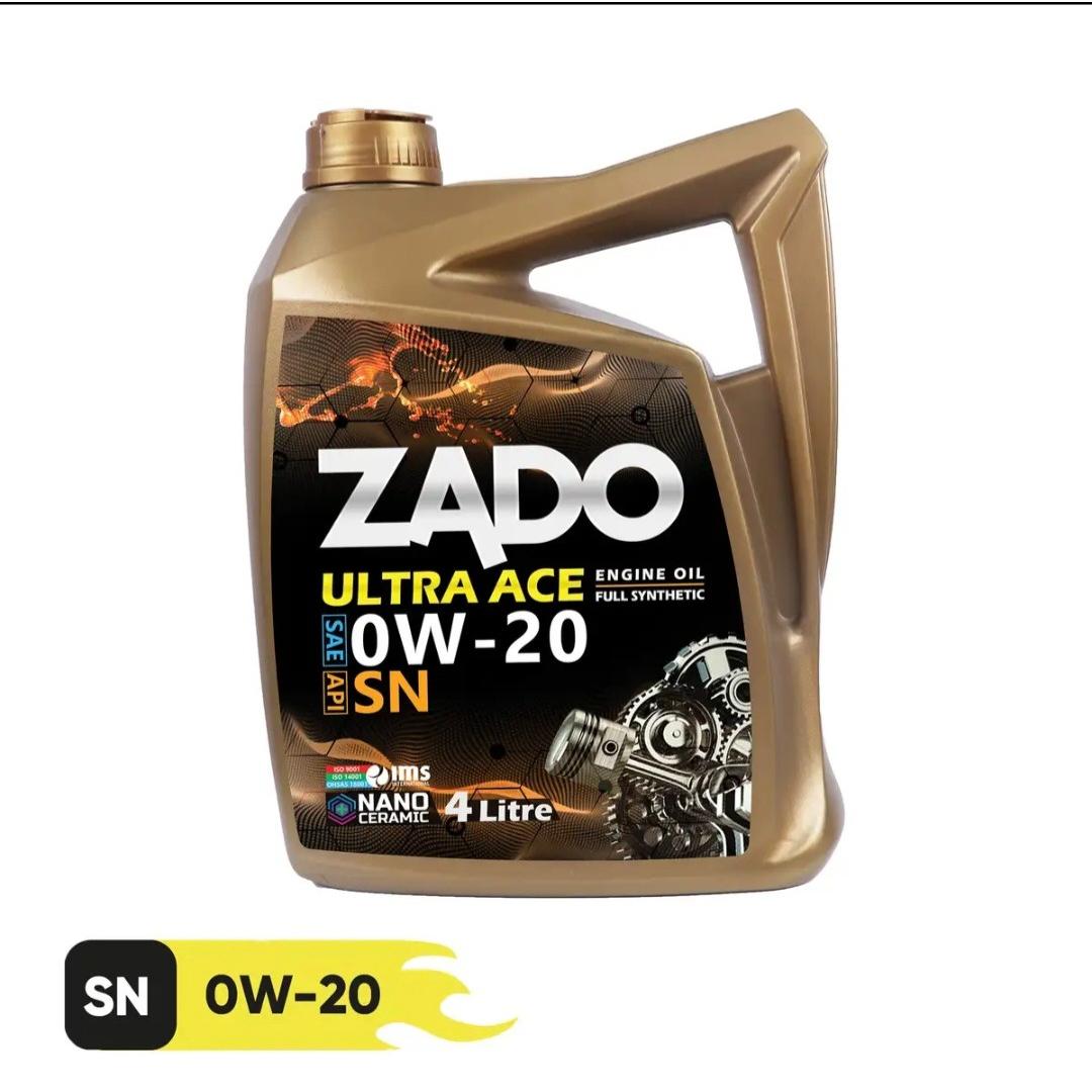 روغن موتور خودرو زادو 0W20-SN-16000 ULTRA ACE