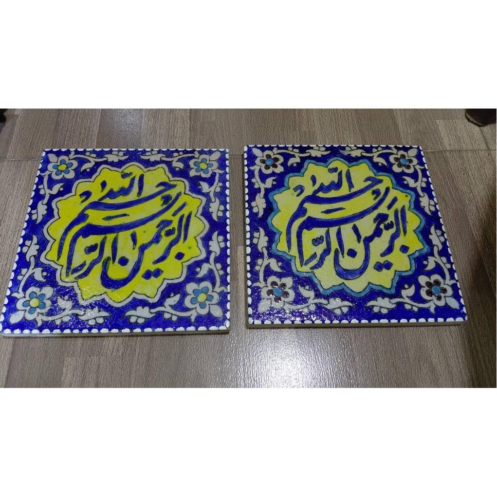کاشی نقاشی دار
