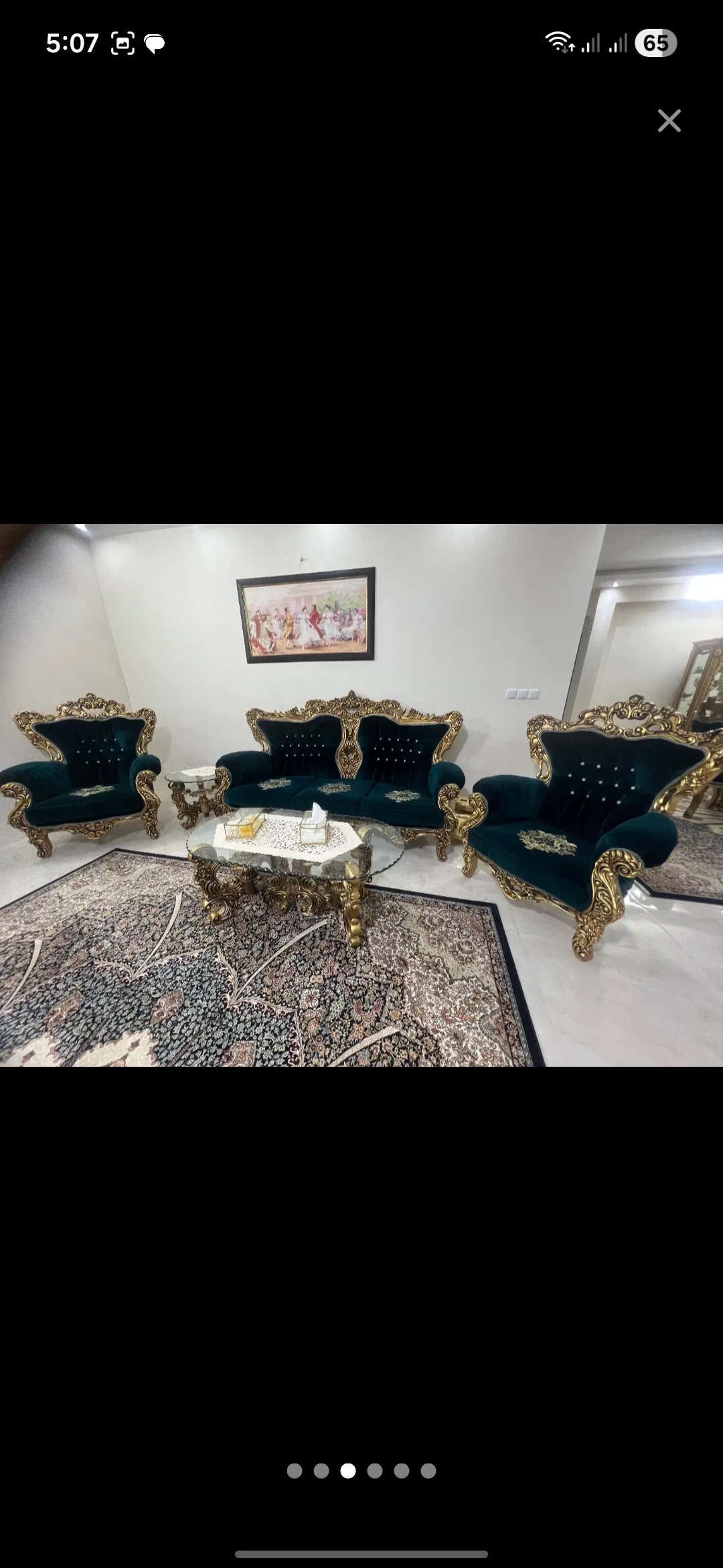 مبل سلطنتی استیل/میزناهارخوری/بوفه/ساعت
