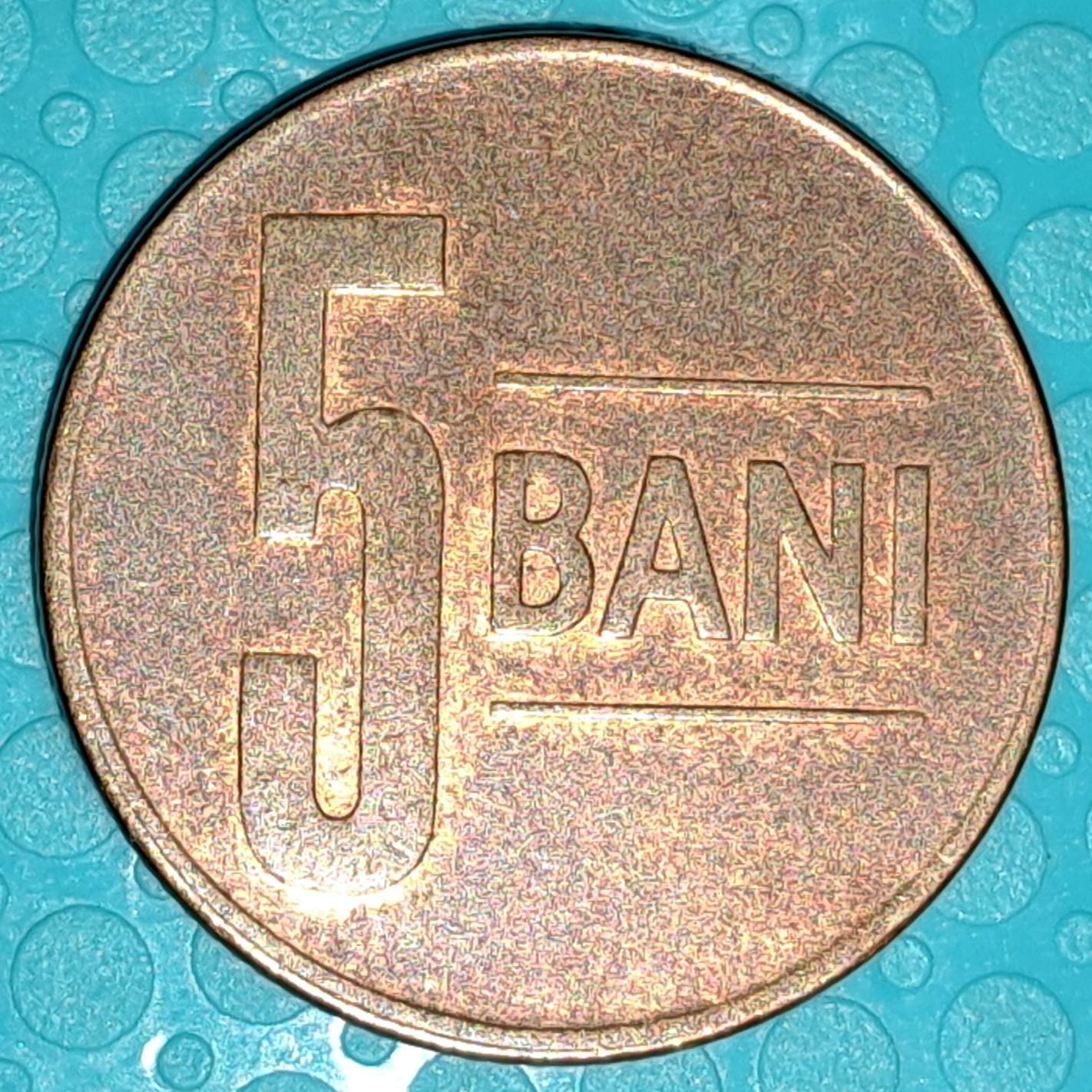 سکه 5 بانی رومانی سال 2013