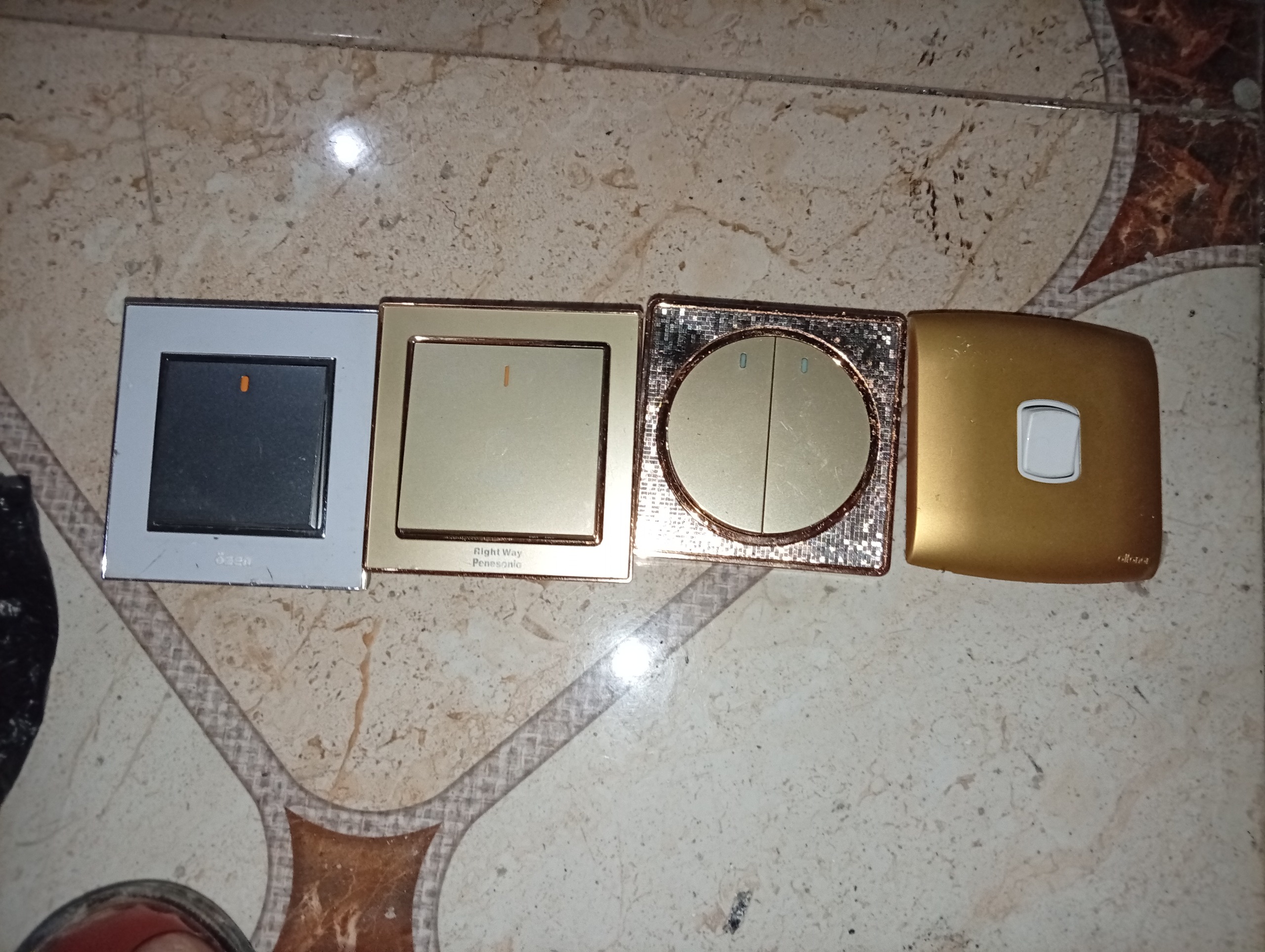 کلید برق و زنگ لوکس نو