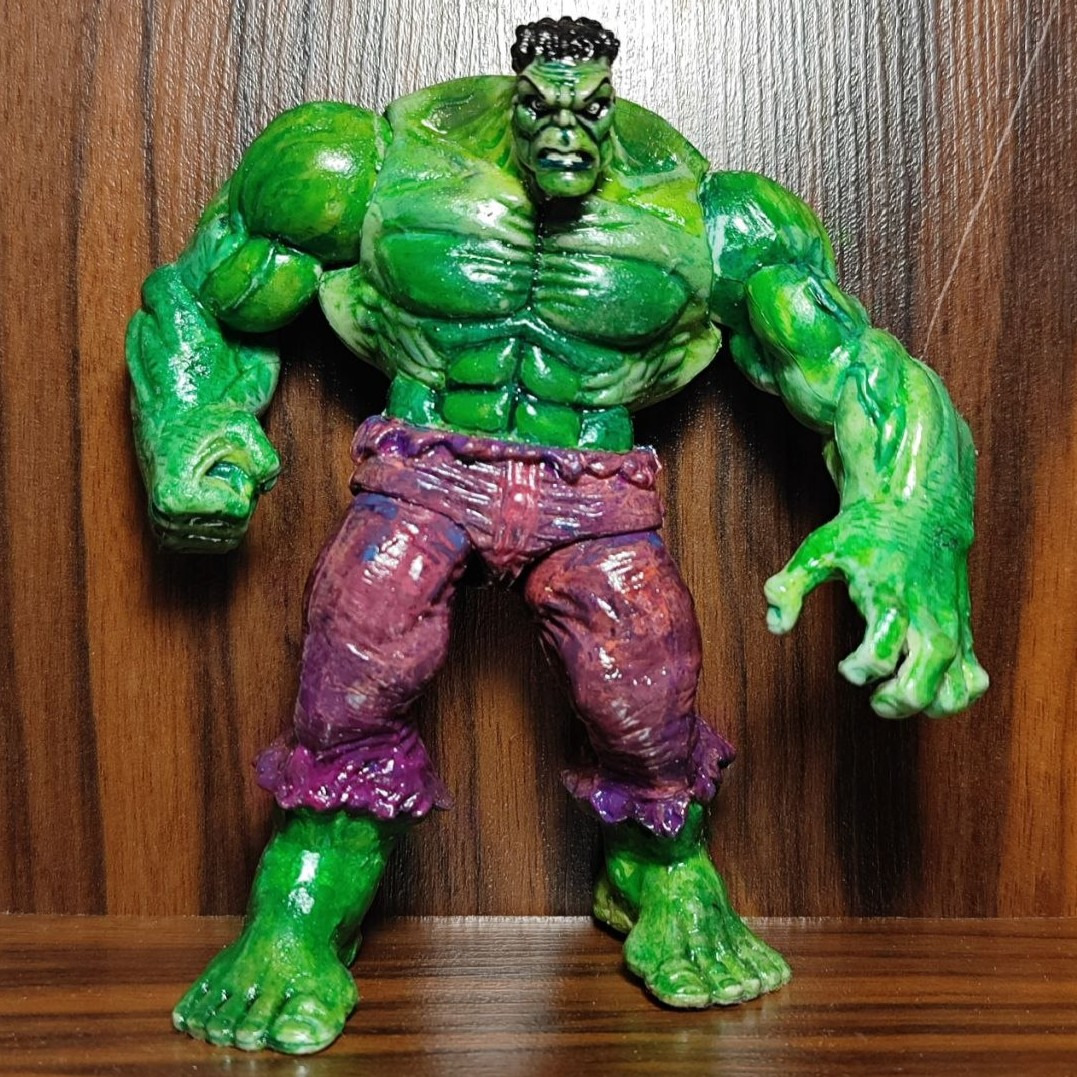 اکشن فیگور هالک شگفت انگیز، کمیک بوکی (کاستوم شده)