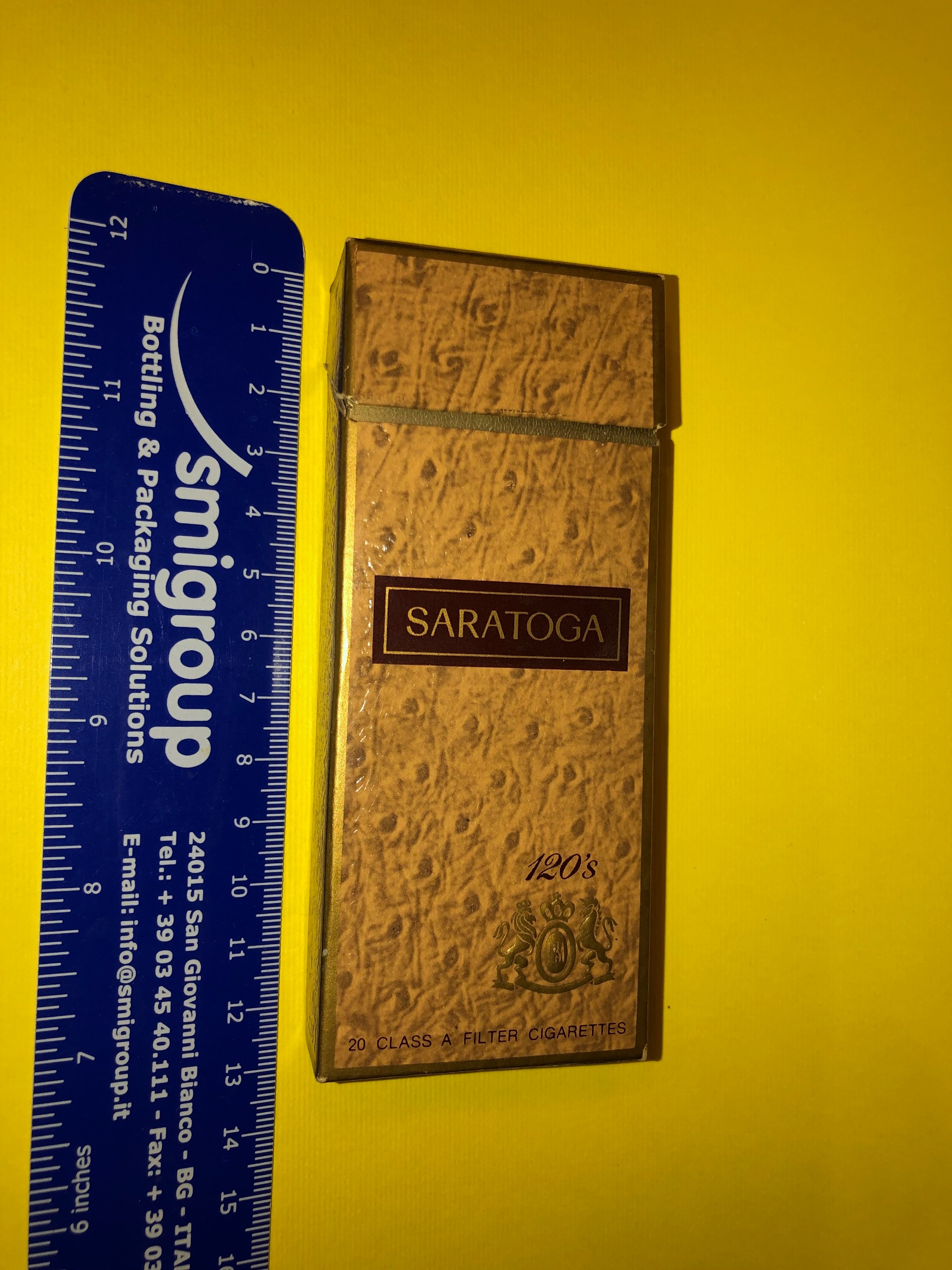 پاکت سیگار ساراتوگا saratoga کلکسیونی