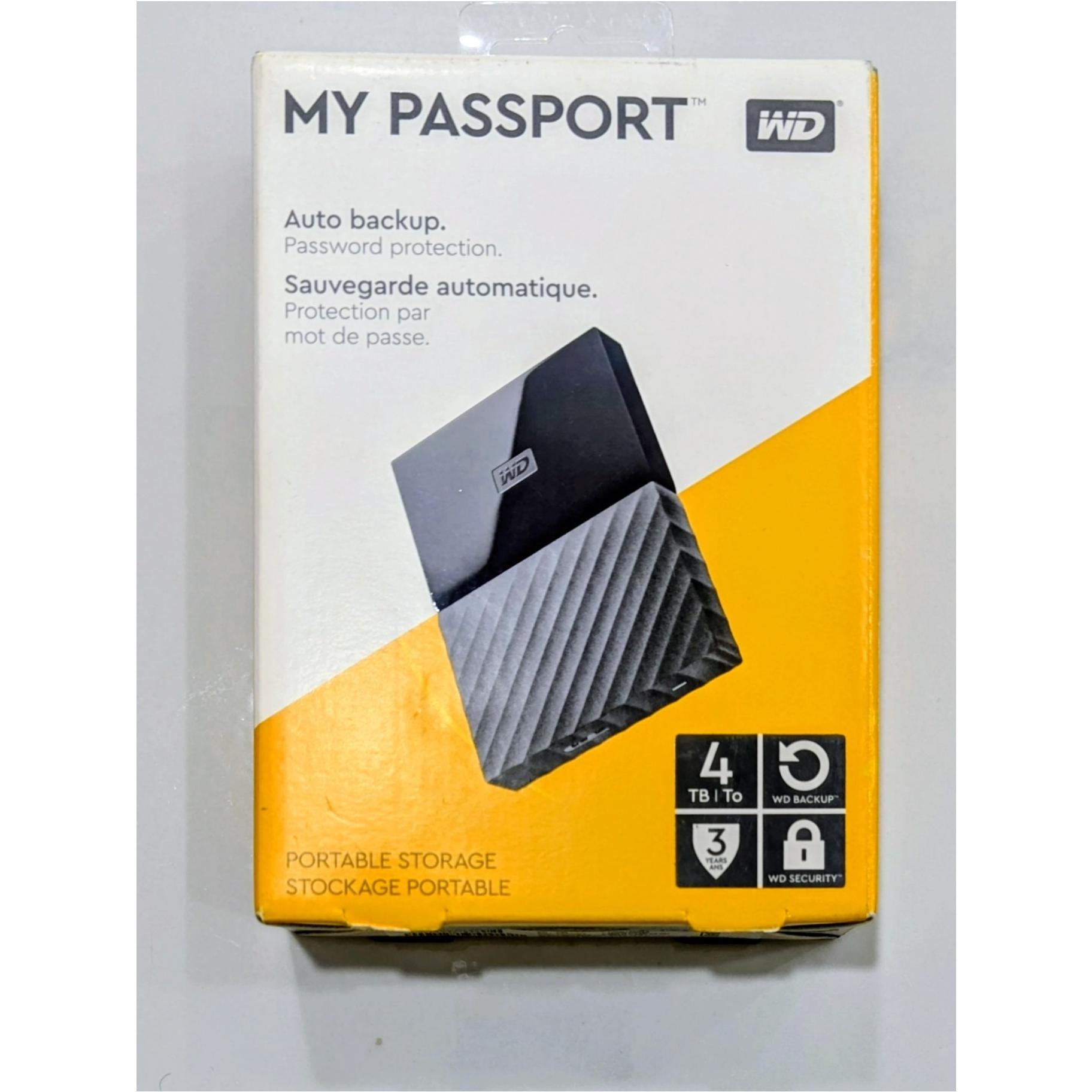 هارد اکسترنال HDD آکبند و نو My Passport 4 TB