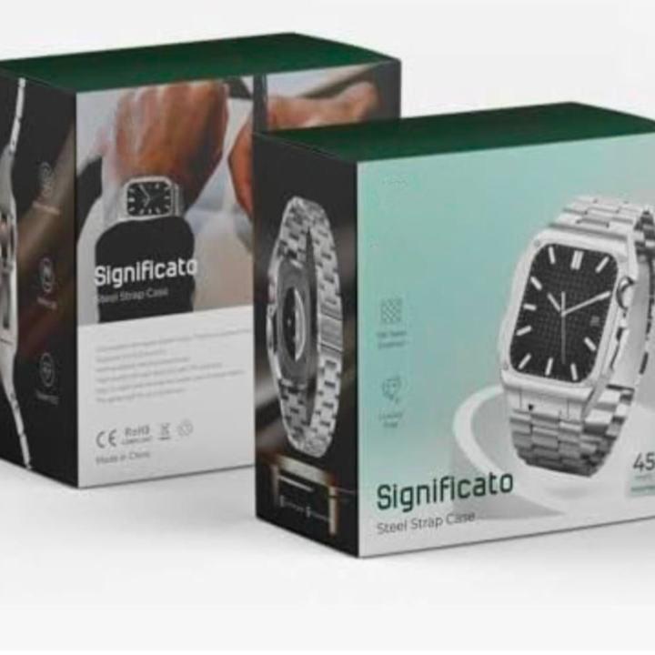 ست بند و قاب 49mm نقرهای(اپل واچ اولترا 1و2)