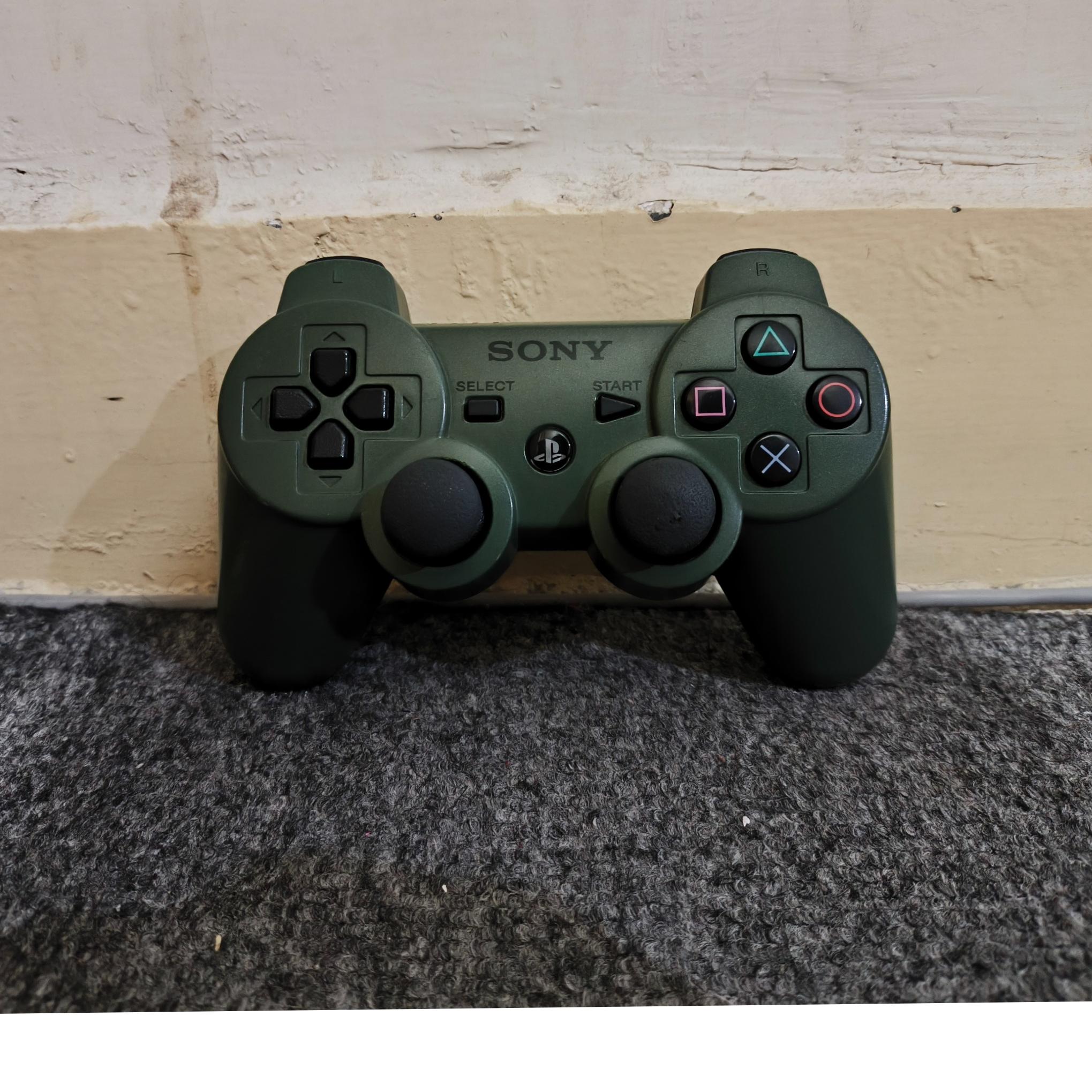 دسته PS3 اورجینال سبز جنگل JUNGLE GREEN درحد نو