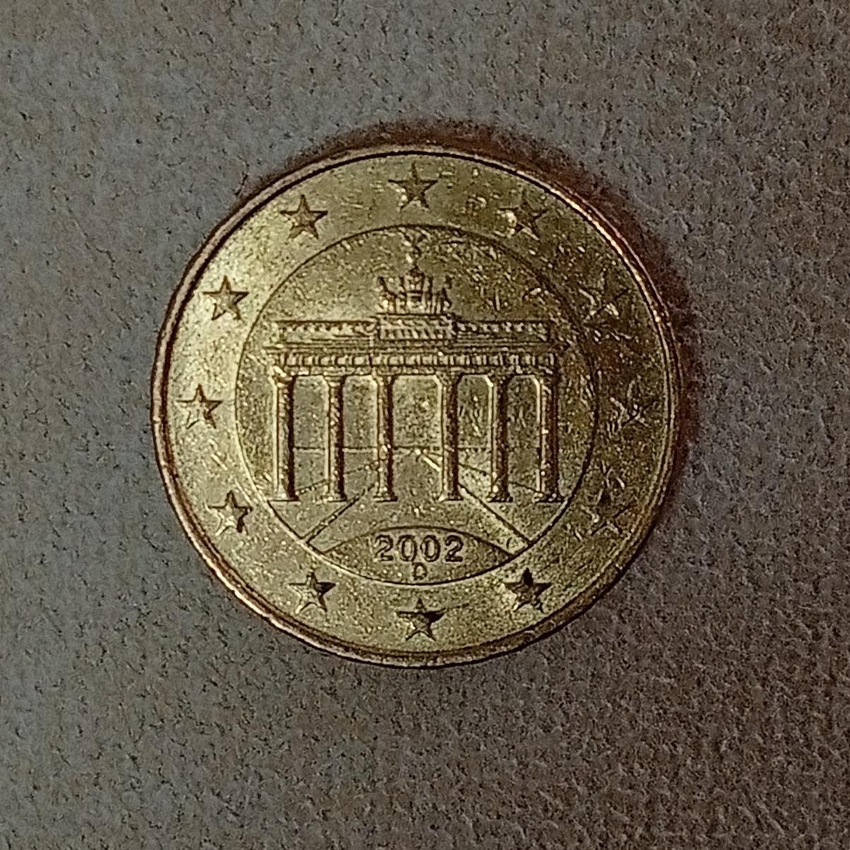 سکه 10سنت یورو المان2002 .D