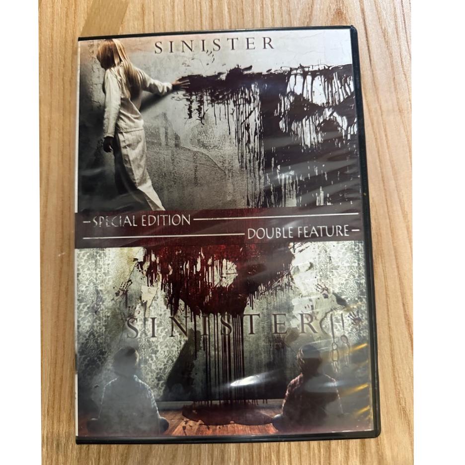 Dvd اورجینال فیلم sinster (دو قسمت و دو دیسک)