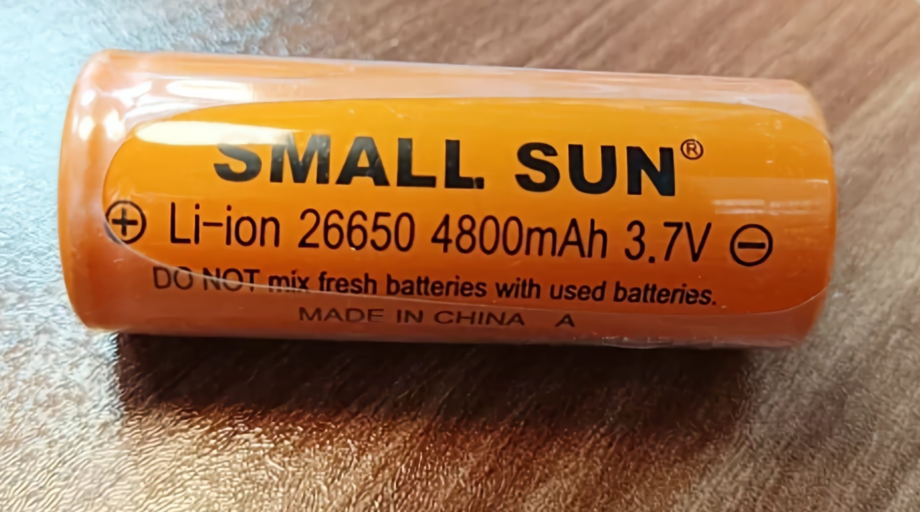 باتری SMALL SUN 26650 با ظرفیت 4800mAh