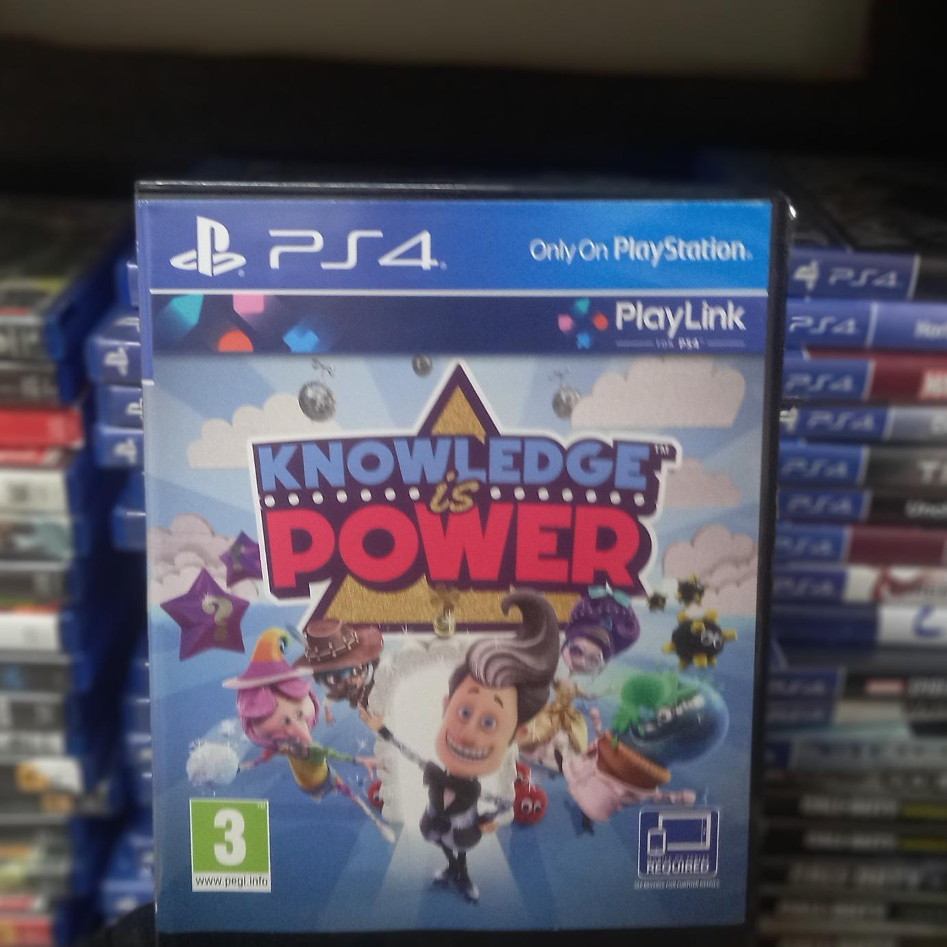 NOWLEDGE IS POWER PS4 درحد نو و تمیز