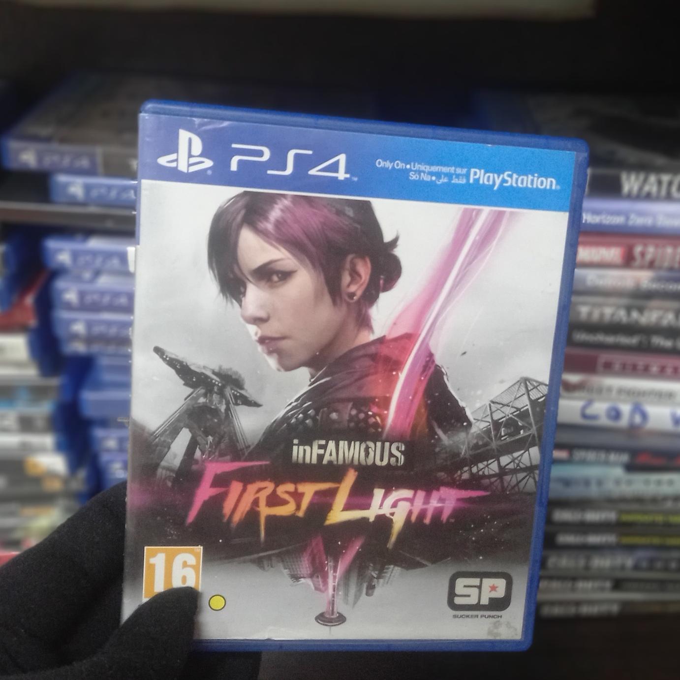 Infamous First light ps4 درحد نو و تمیز