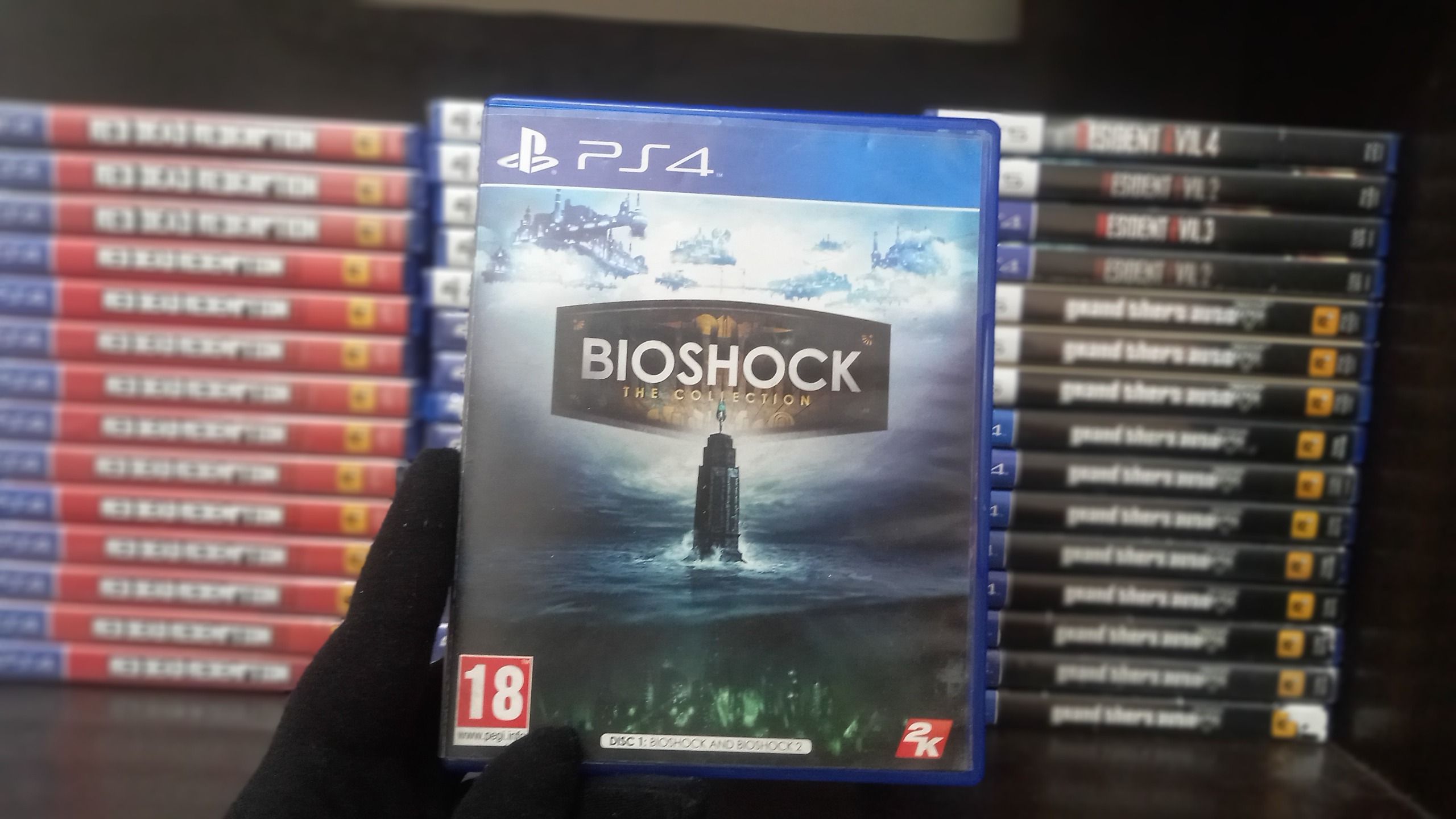 Bioshock collection ps4 درحد نو تمیز