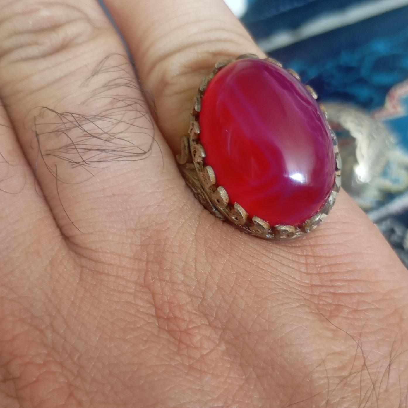 انگشتر زیبای یاقوت برزیلی