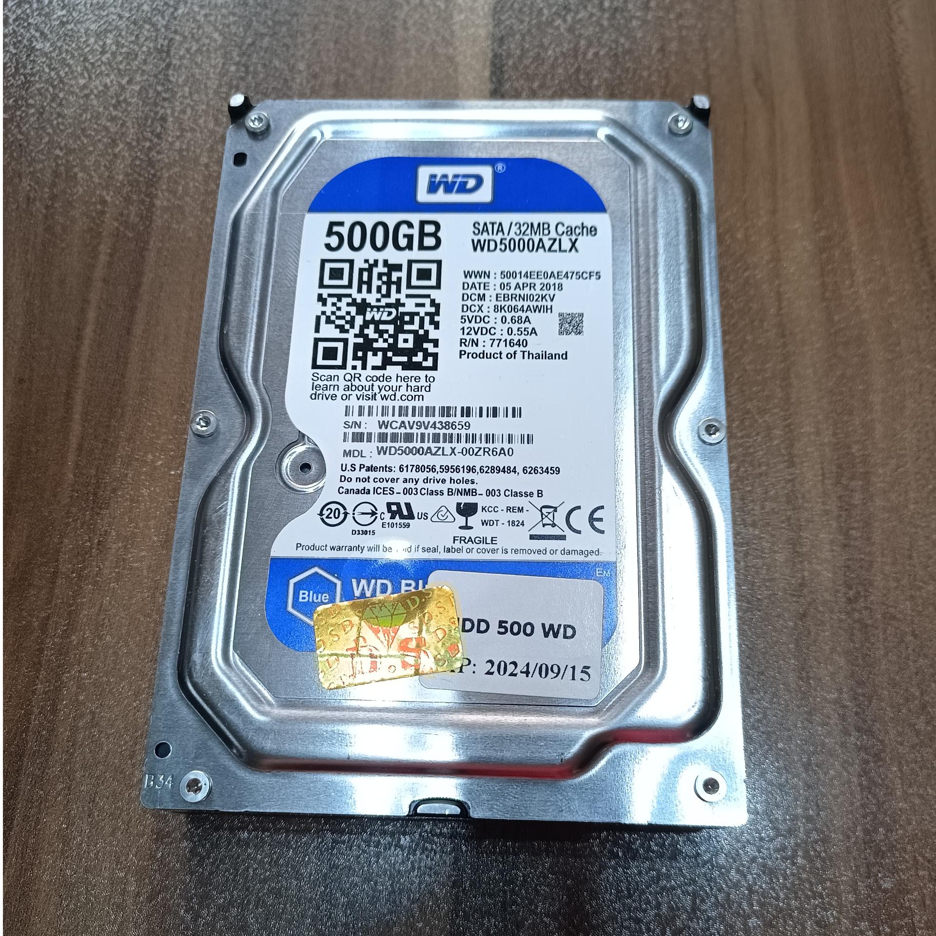 Western Digital 500gb Blue 5400