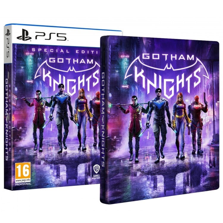 Gotham knights special edition ps5 استیل بوک