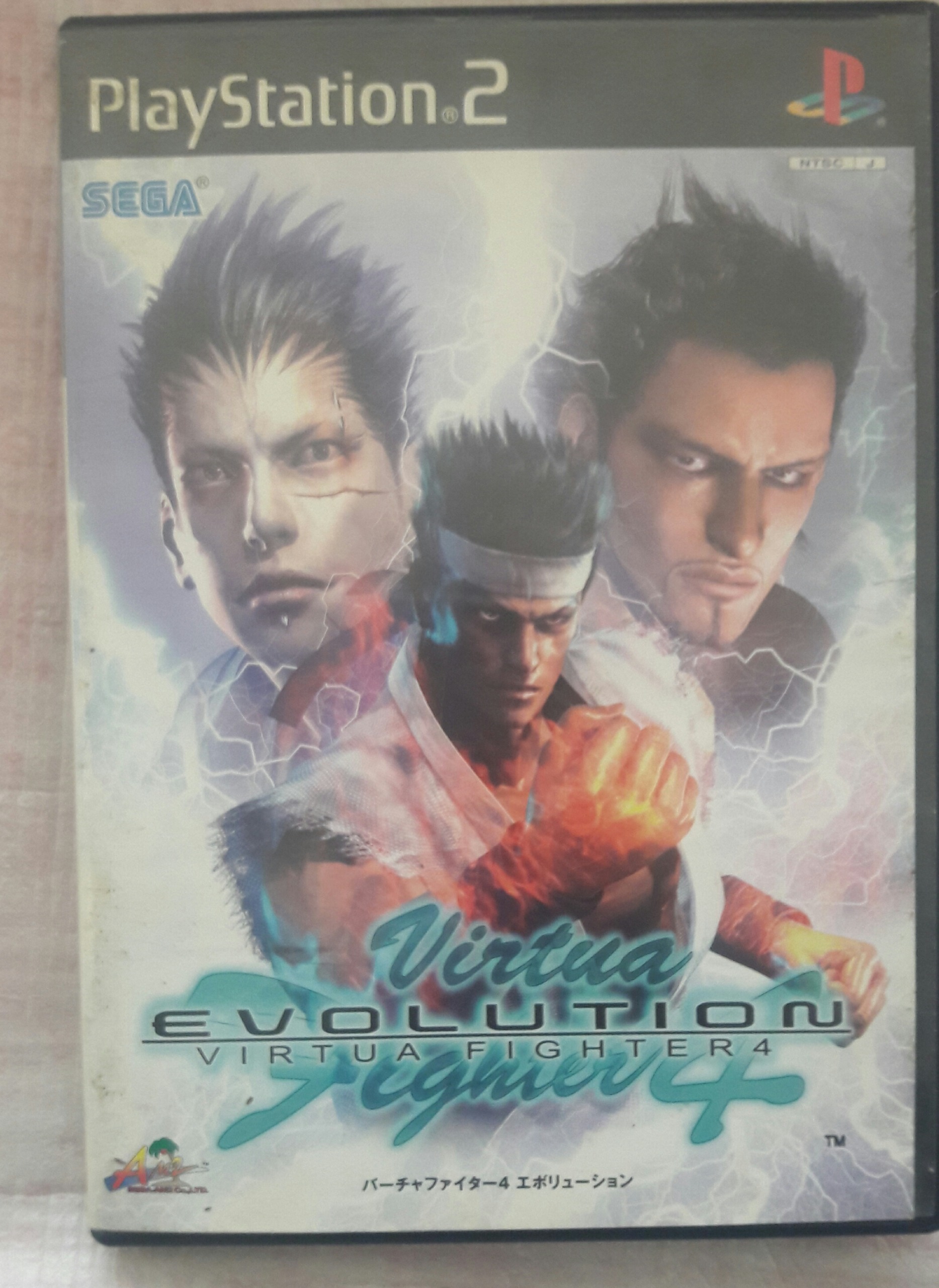 عنوان ps2 ویرچوا فایتر4 نسخه evolution