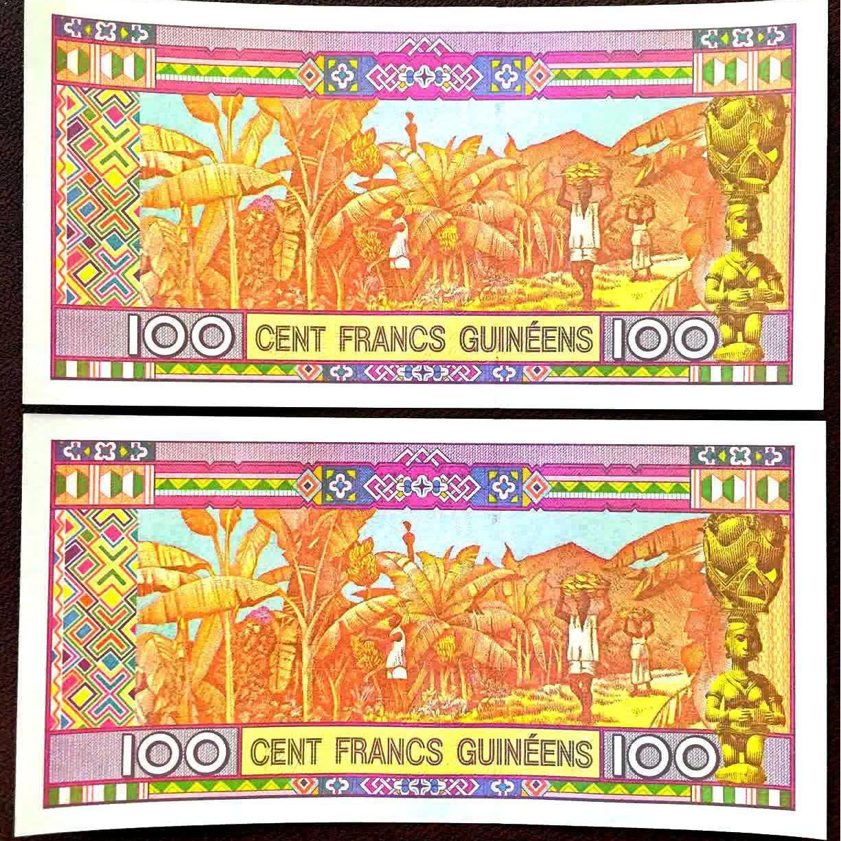 100 فرانک گینه بانکی