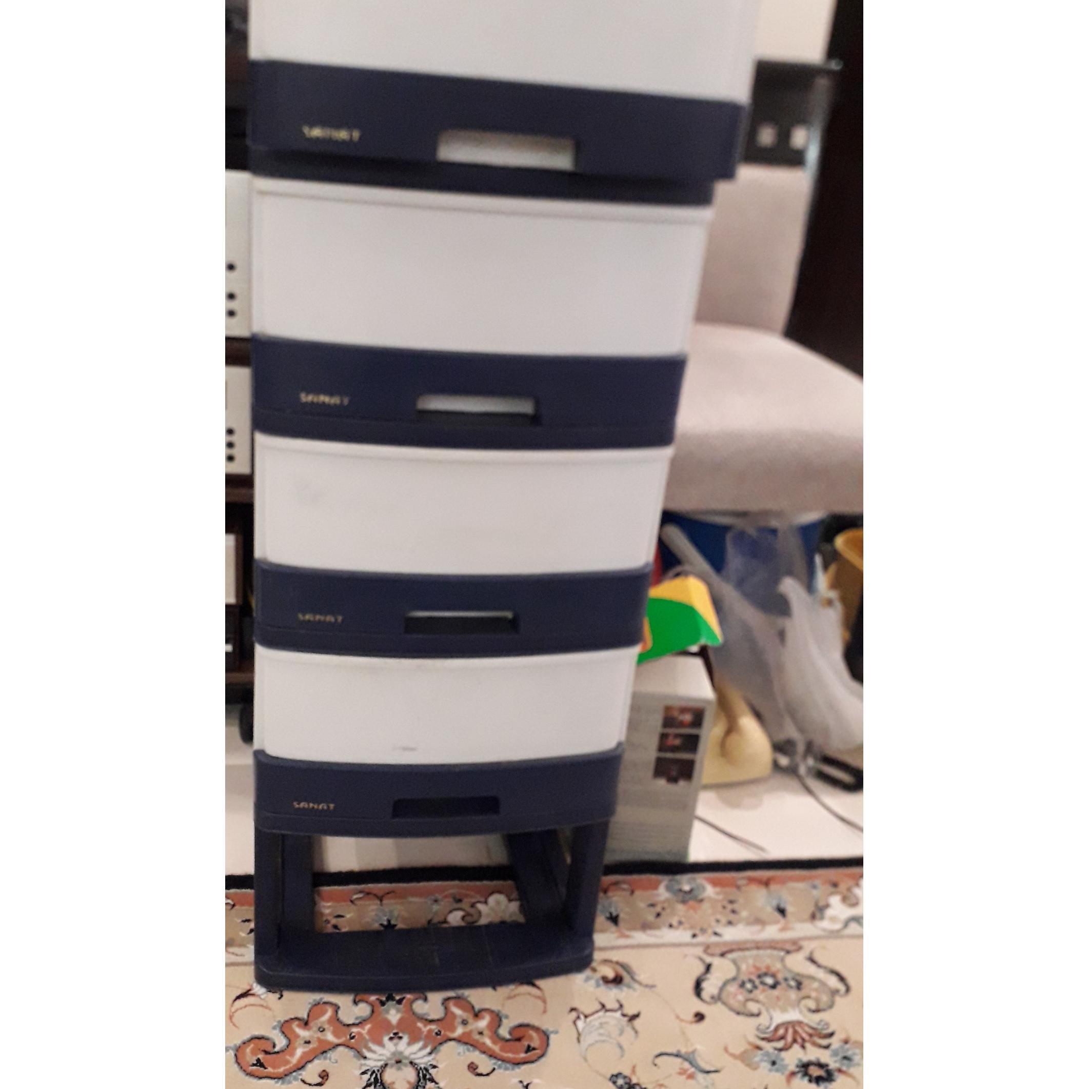 قفسه پلاستیکی پنج طبقه