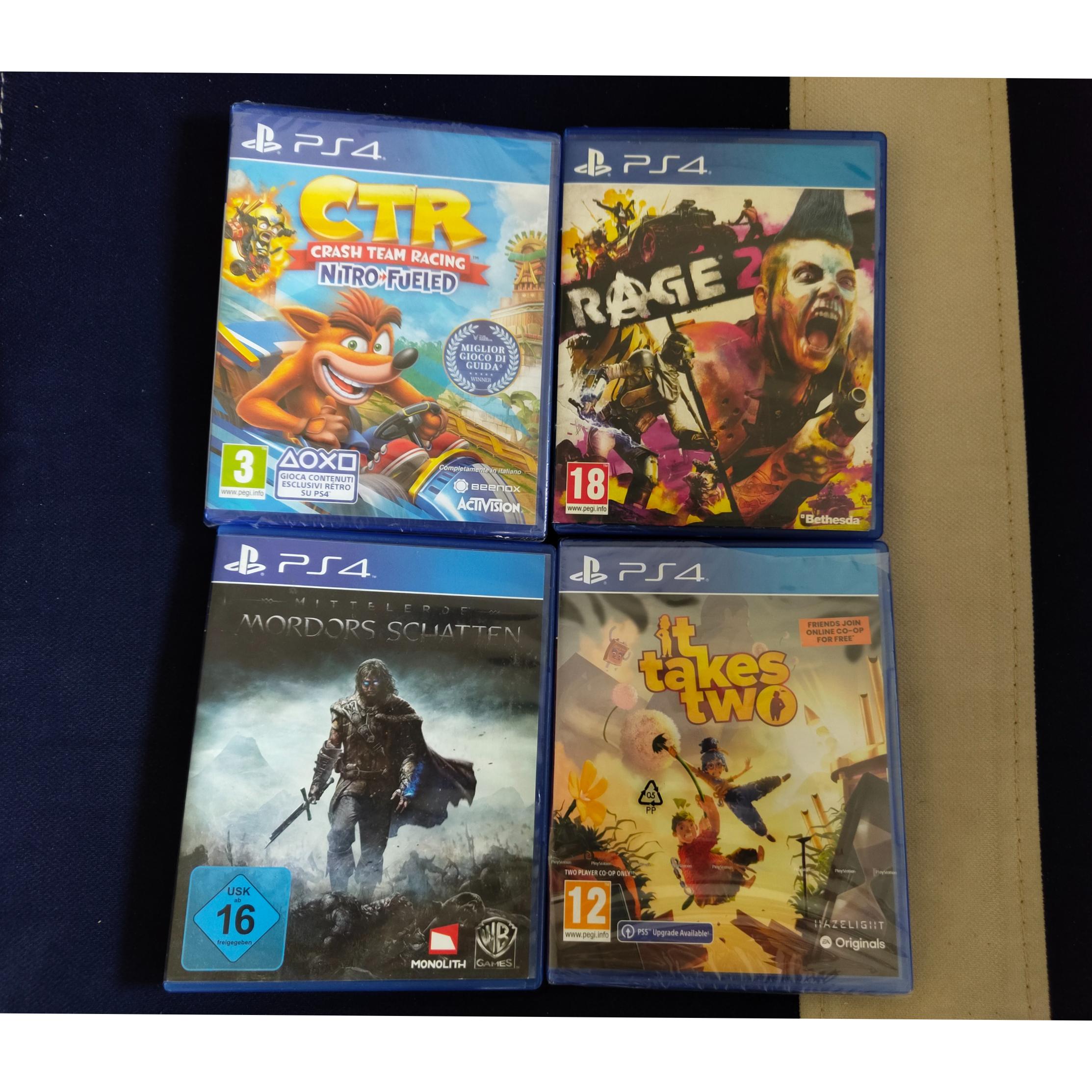 مزایده 4 عنوان ps4
