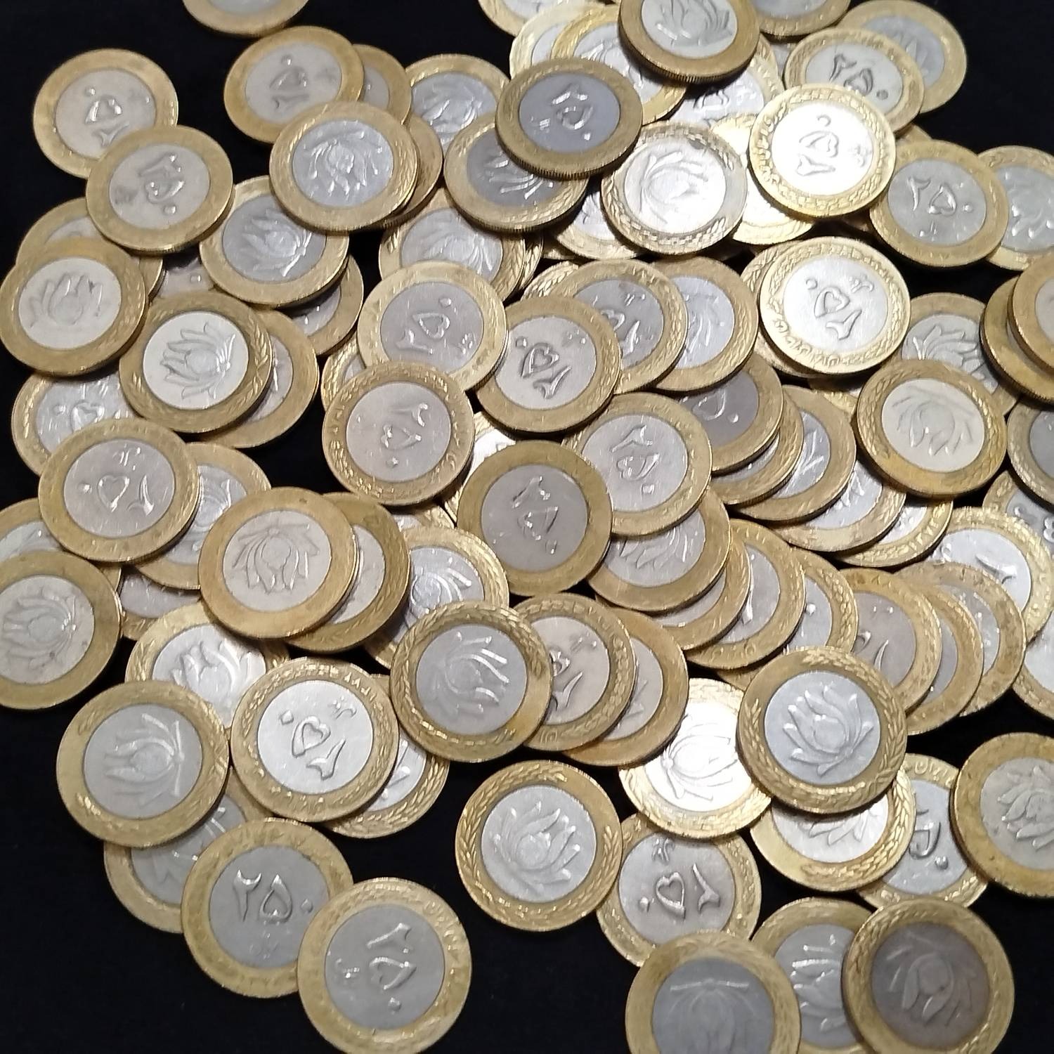 20عدد سکه 250ریالی بای متال با کیفیت