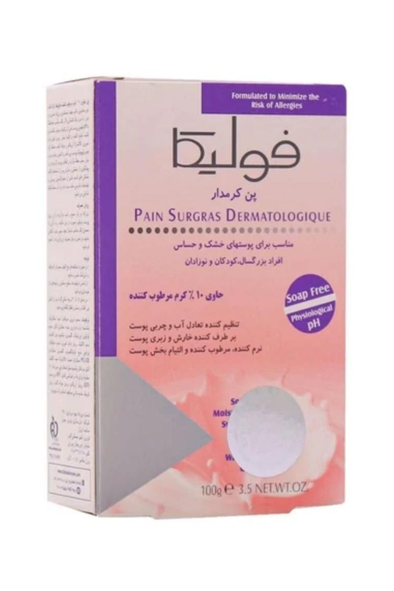 صابون پن کرمدار فولیکا 100گرمی