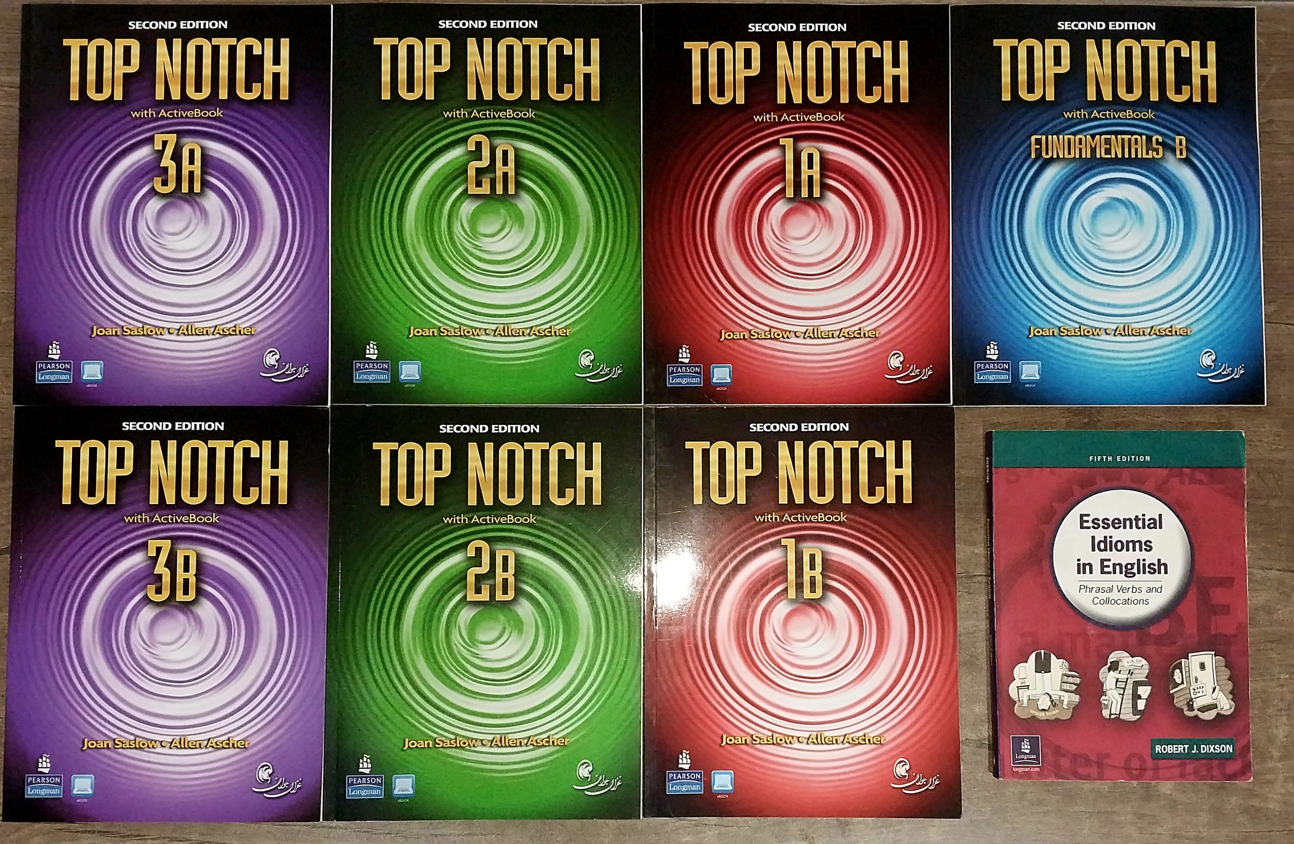 پک 7 عددی کتاب زبان انگلیسی Top Notch