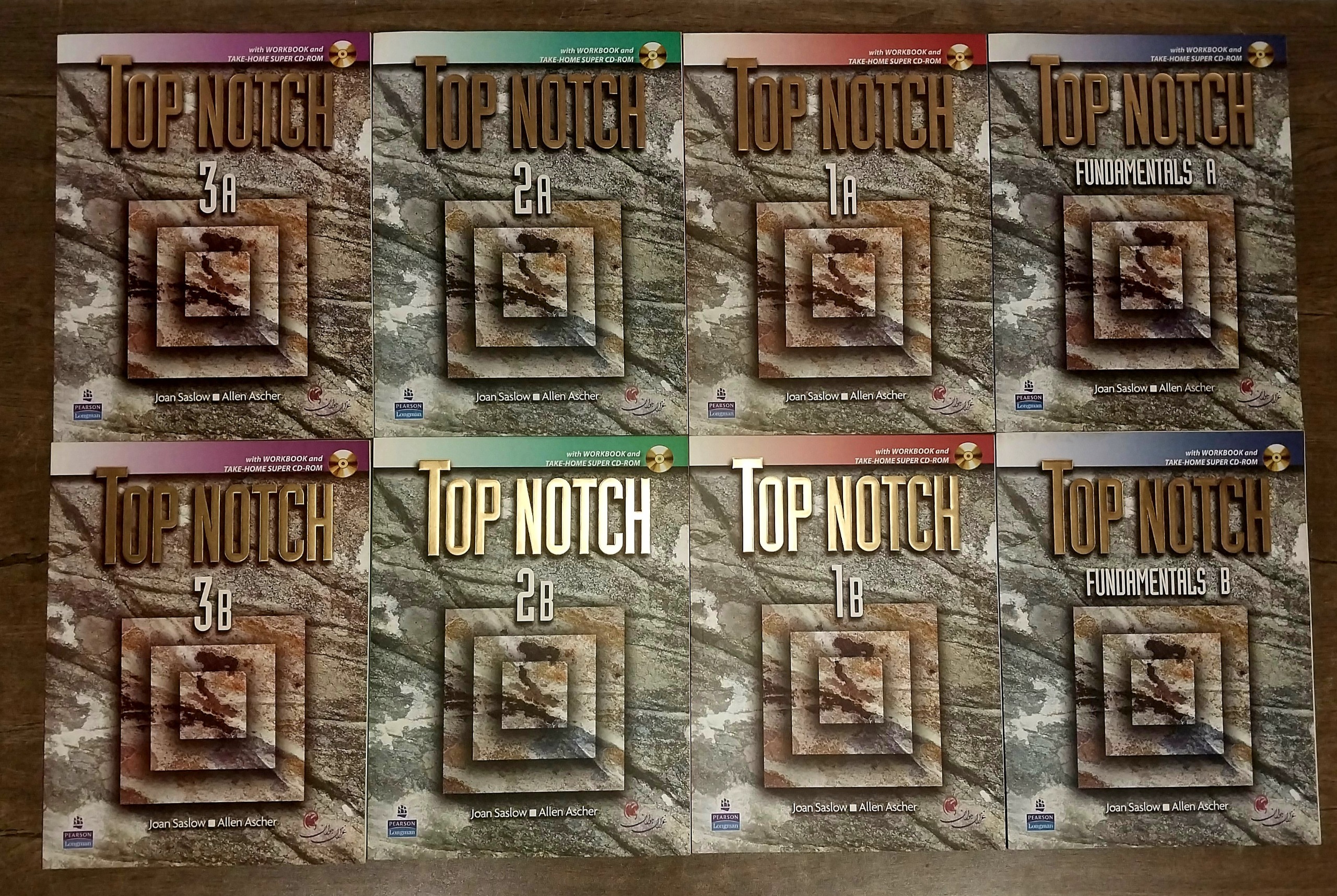 پک 8 عددی کتاب زبان انگلیسی Top Nocth
