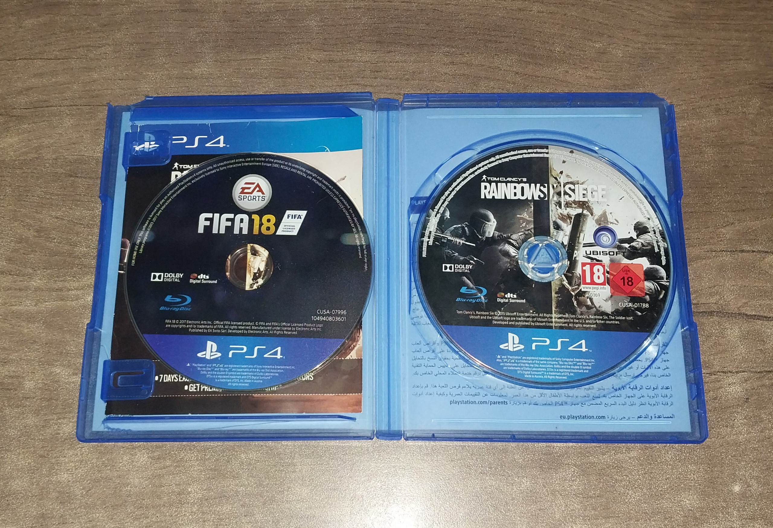 دو عدد دیسک بازی ps4
