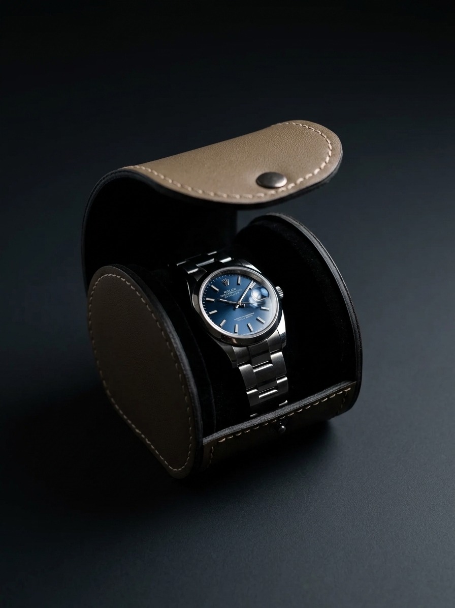 جعبه ساعت چرمی لوکس مدل TimeShell