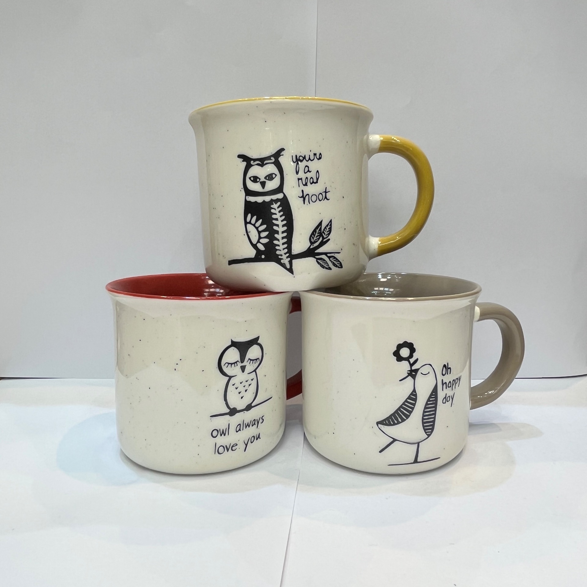 ماگ جغد رنگی