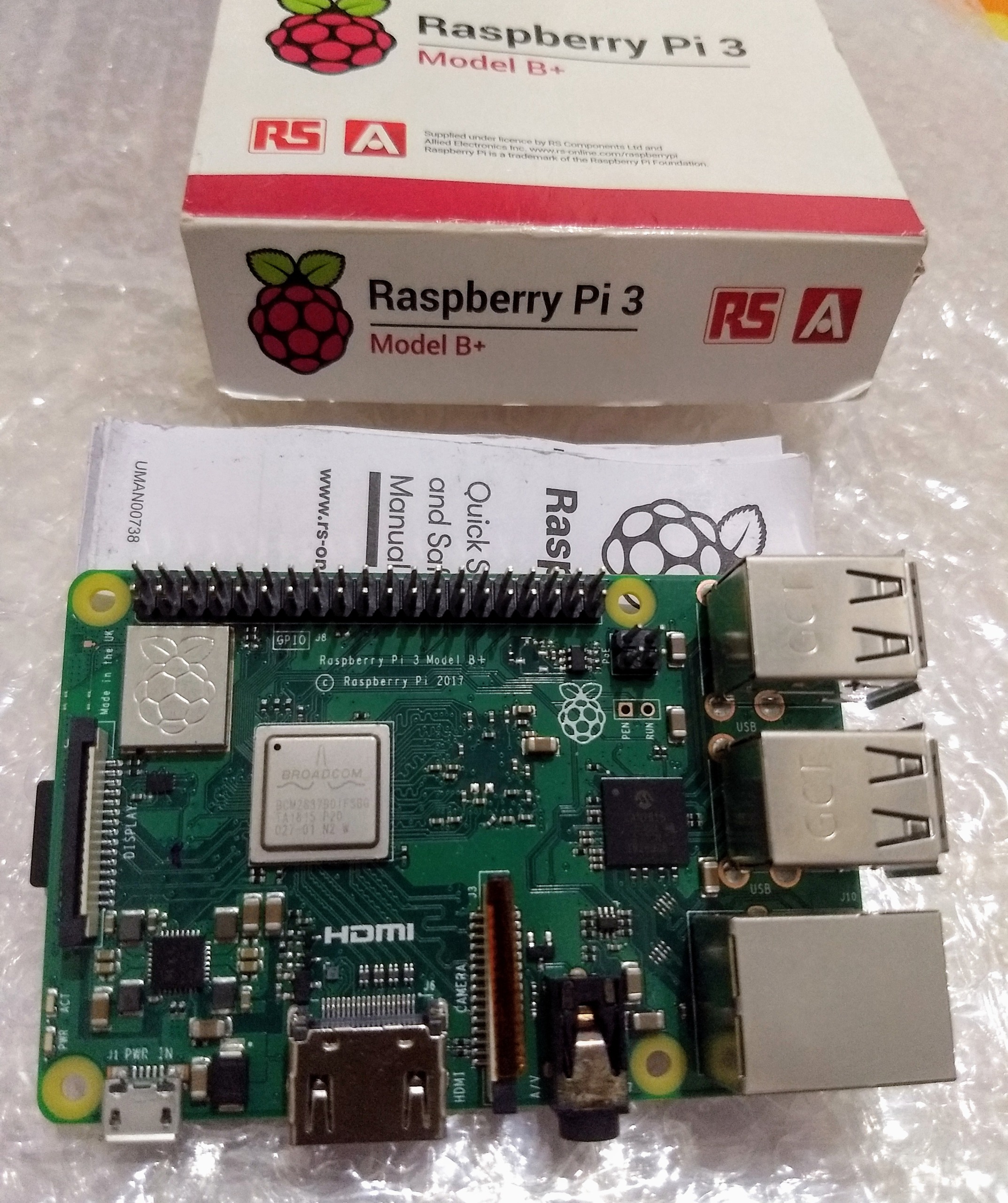 رزبری پای  raspberry pi3 model b plus