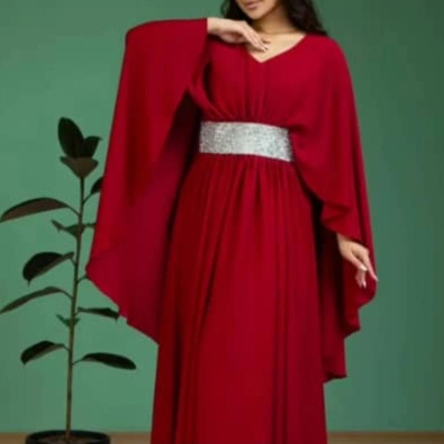 مدل ماکسی زنانه حریر شنل دار