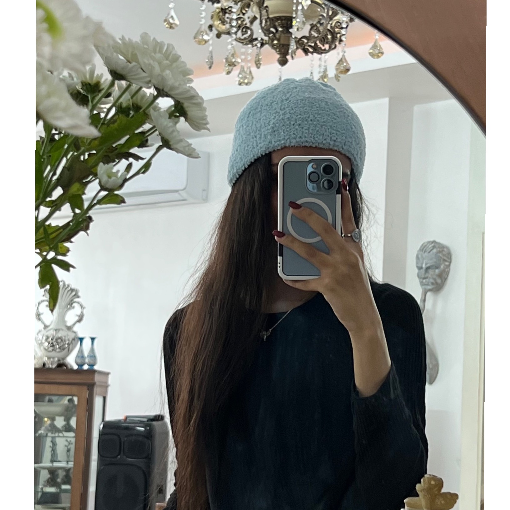 کلاه بافت ساده