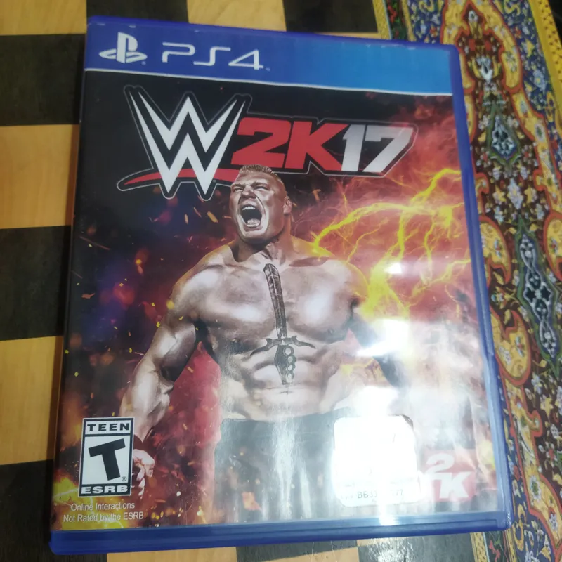 بازی w2k17 با دفترچه