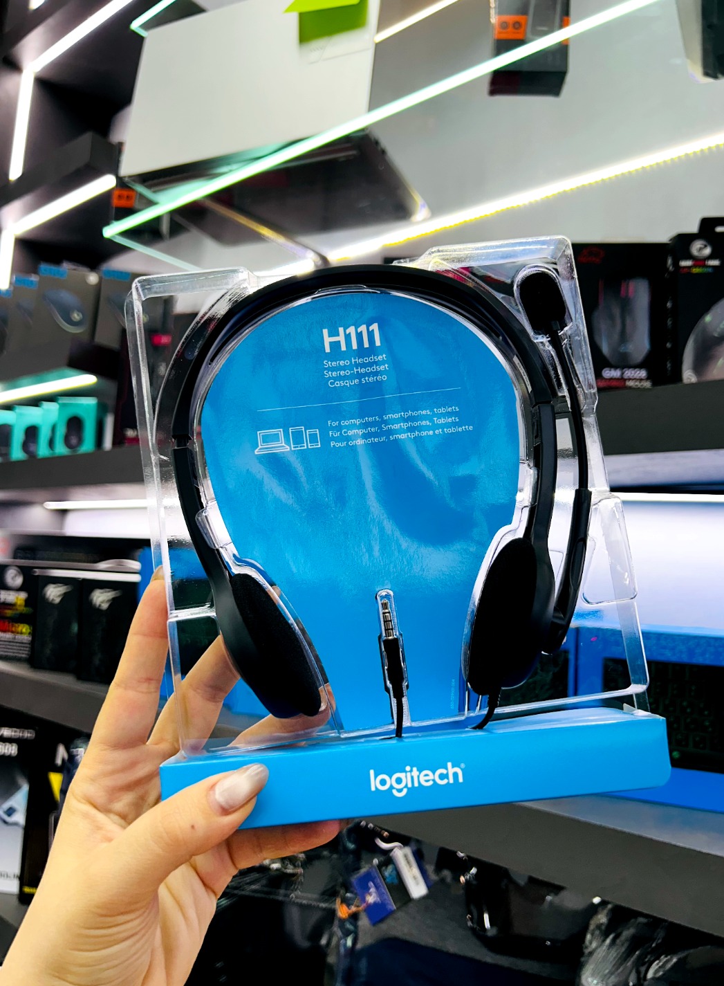 هدست (هدفون)لاجیتک مدل Logitech Headset H111