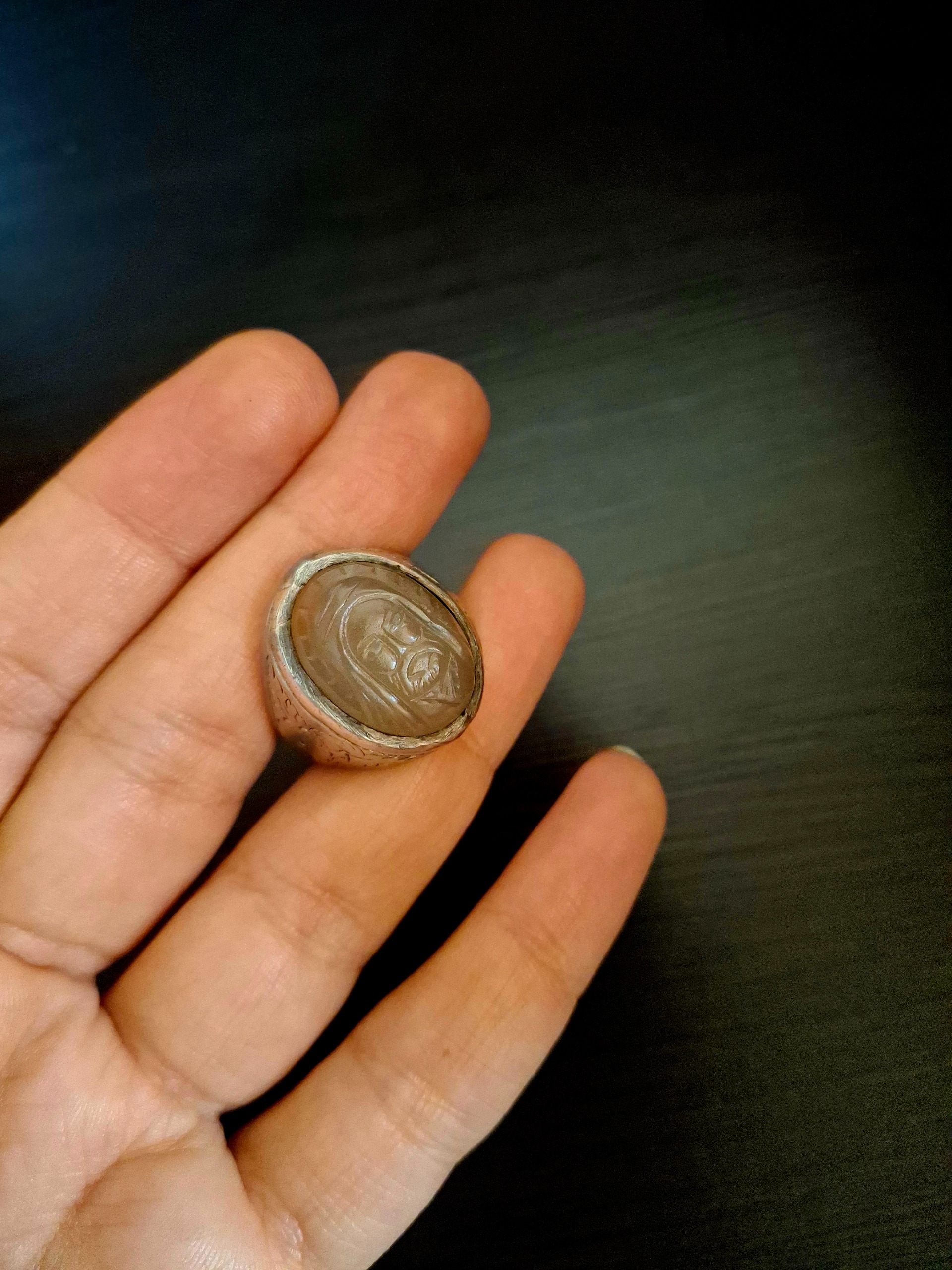 انگشتر عقیق شمایل امام علی