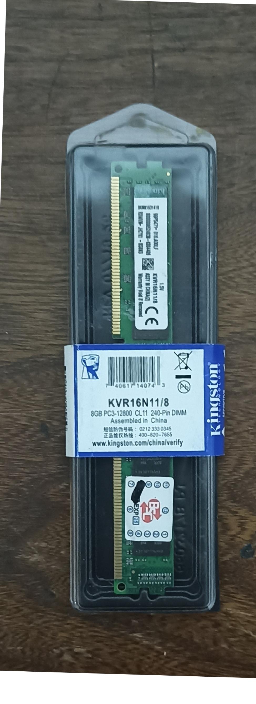 رم 8 گیگ ddr3 کینگستون
