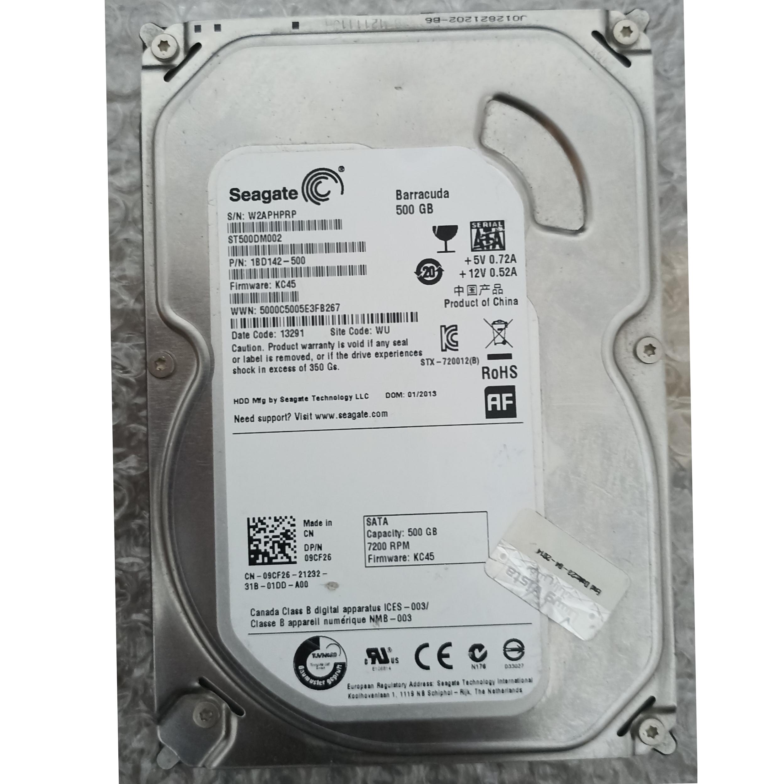 هارد 500gb سلامت 100 درصد