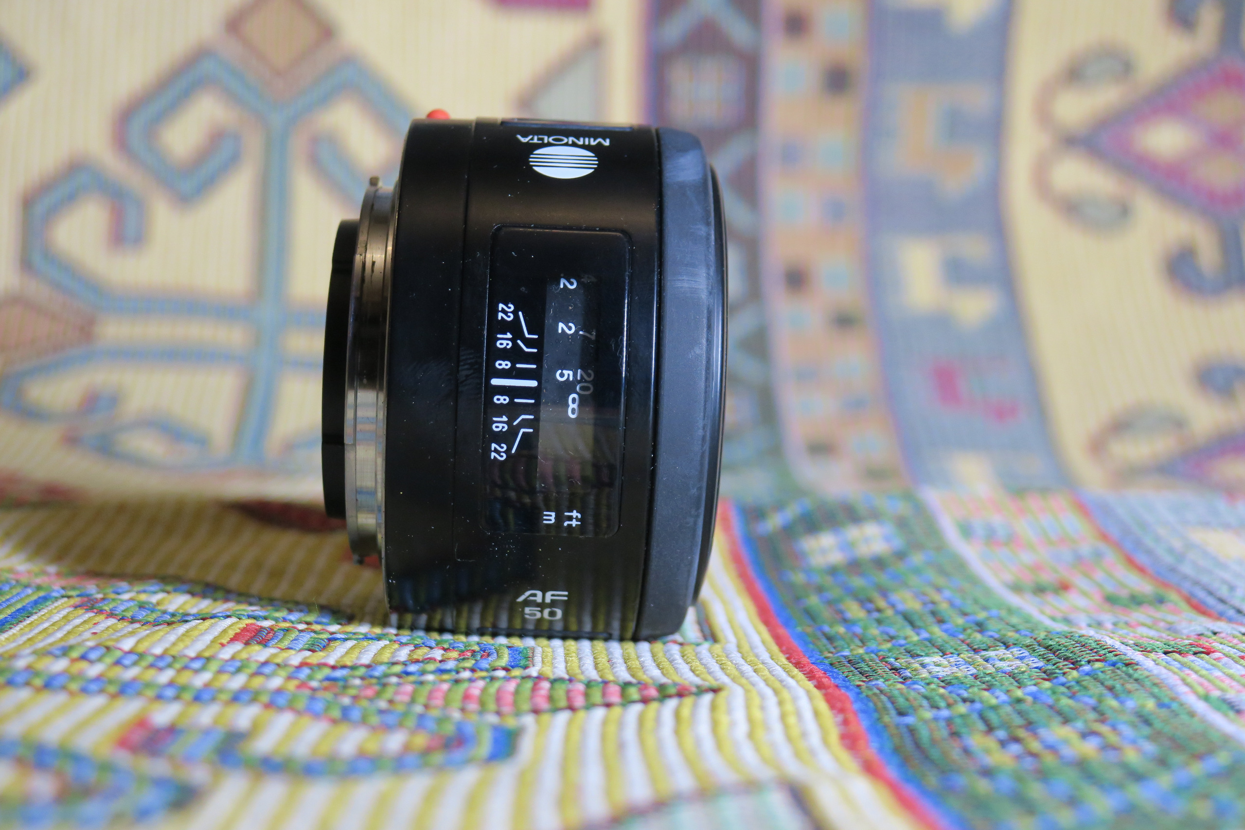 لنز مینولتا 50mm f/1.7 AF سازگار با سونی مانت A